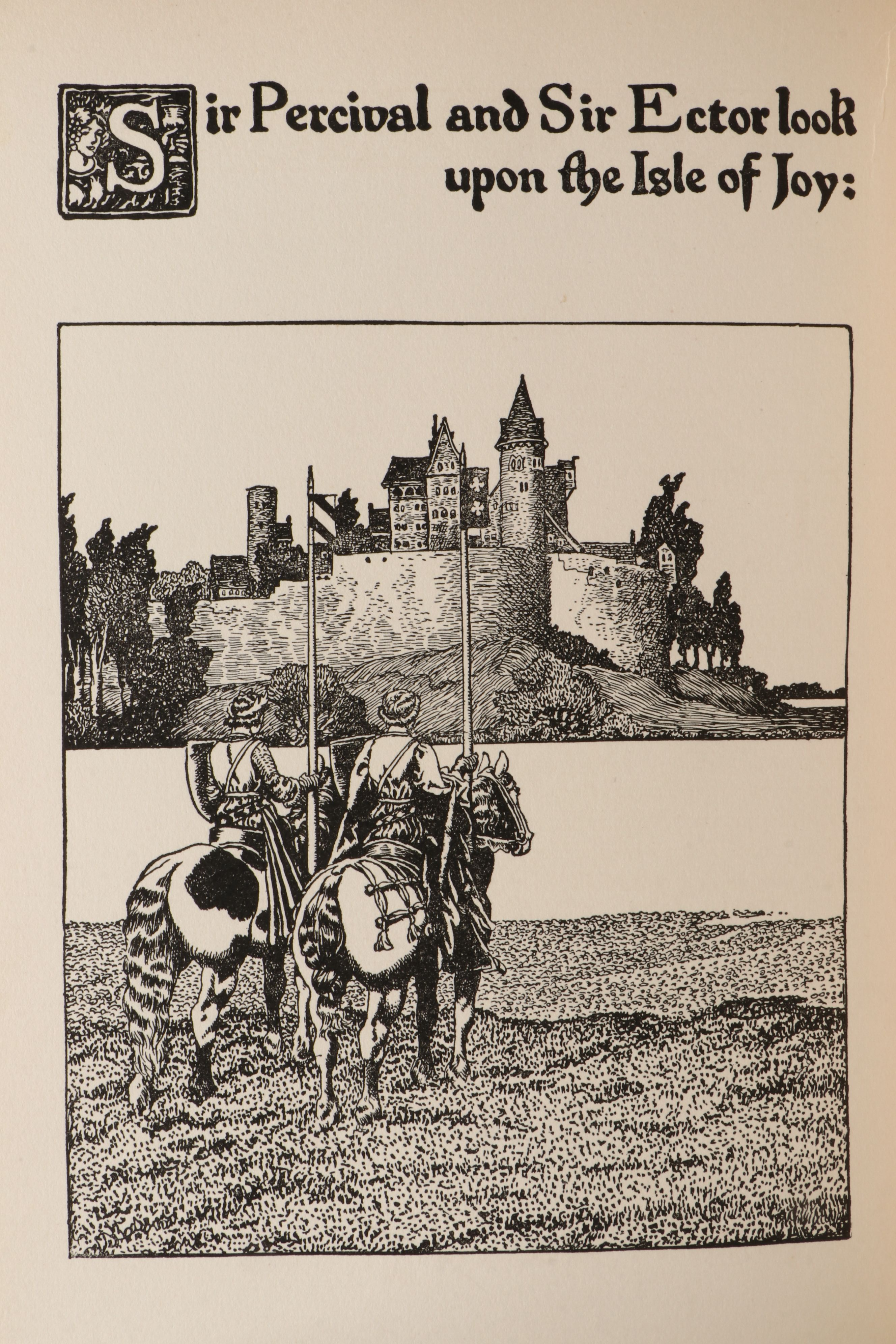 "The Story of Sire Launcelot and his Companions" by Howard Pyle, 1907