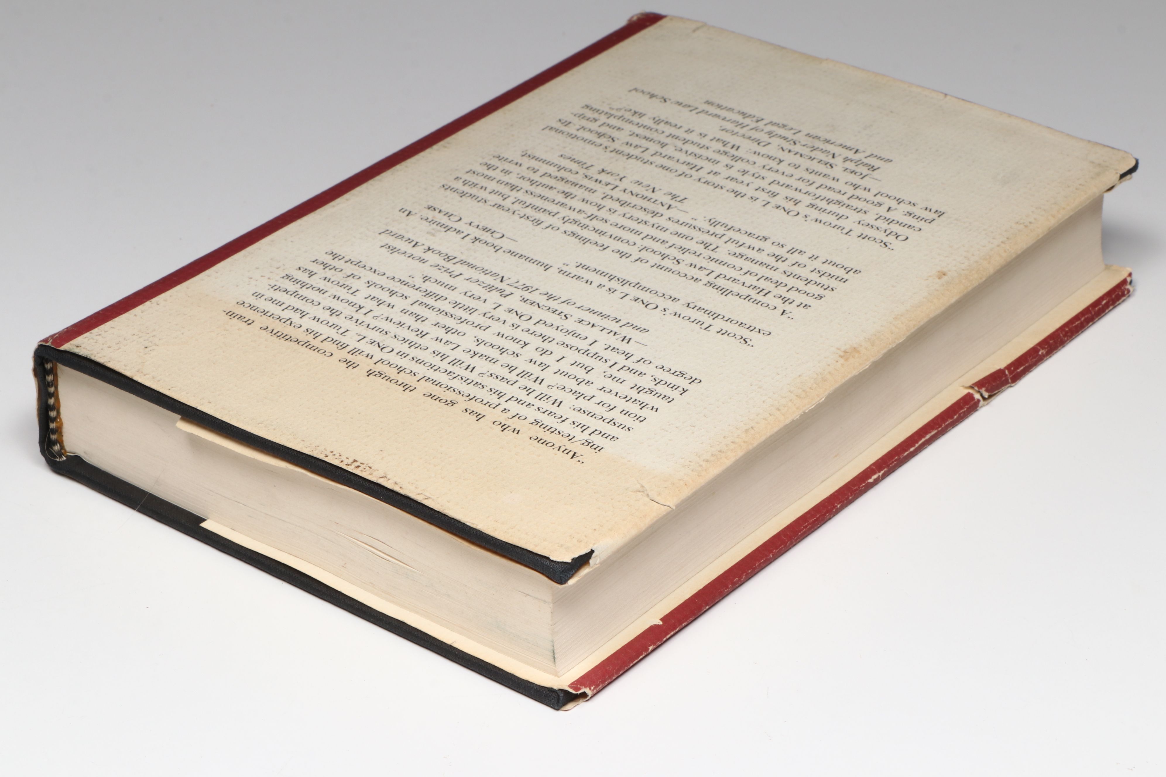 "One L: An Inside Account of Life in the First Year at Harvard Law School"