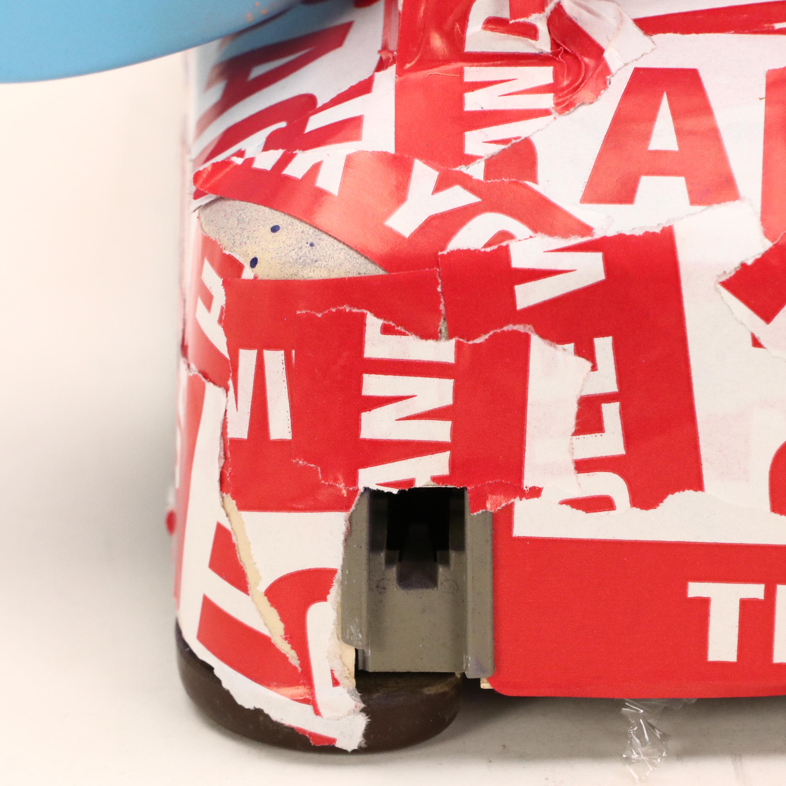 E.M. Zax Found Object Pop Art Phone with Fragile Tape, 2025