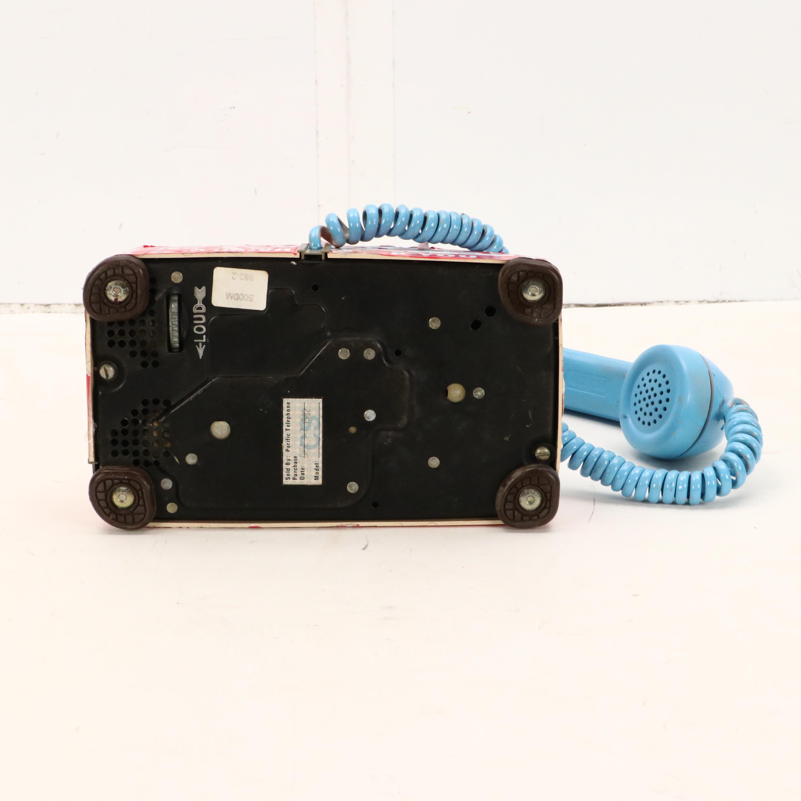 E.M. Zax Found Object Pop Art Phone with Fragile Tape, 2025