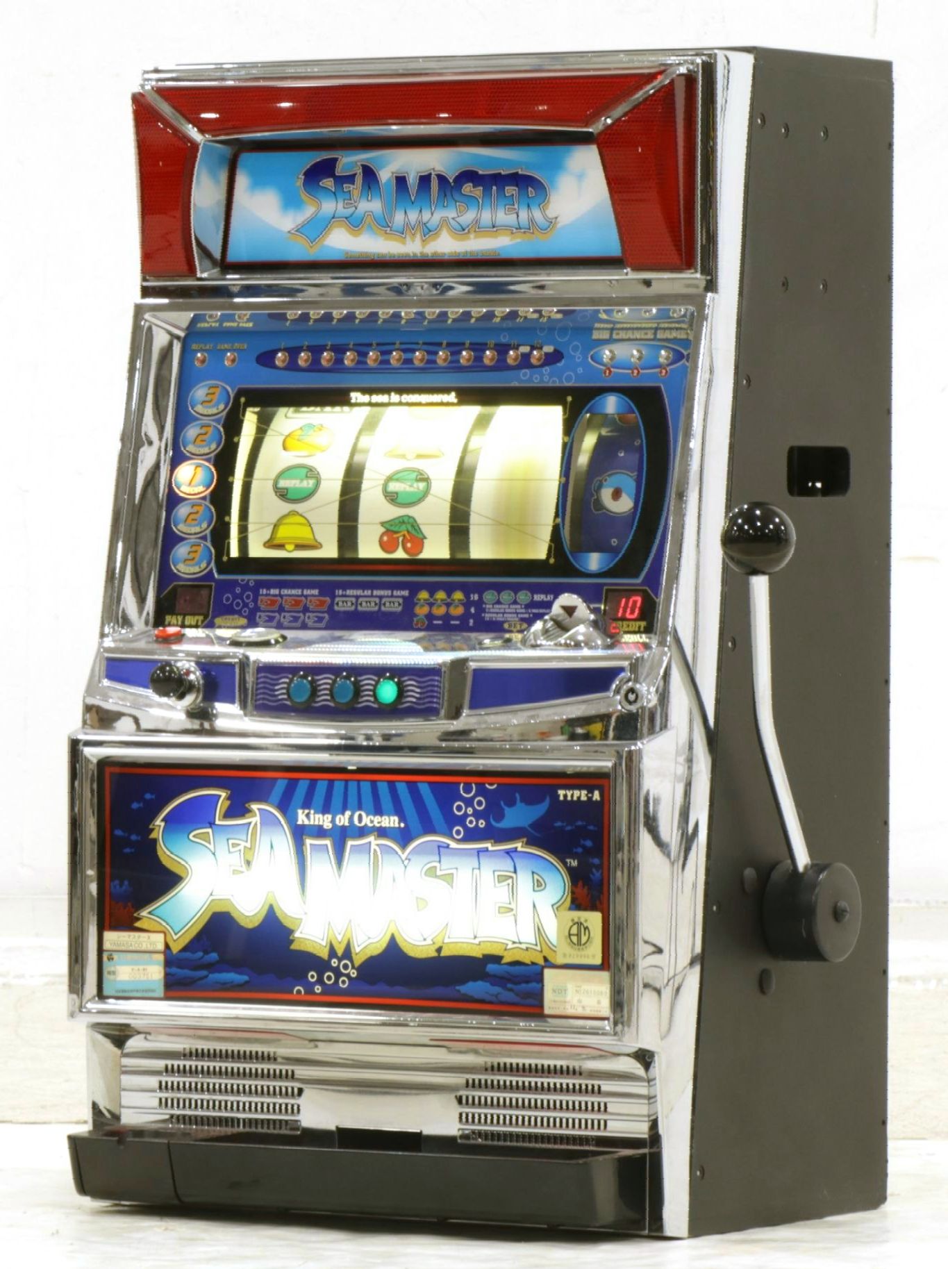 Japanese King of Ocean Sea Master Slot Machine with Tokens