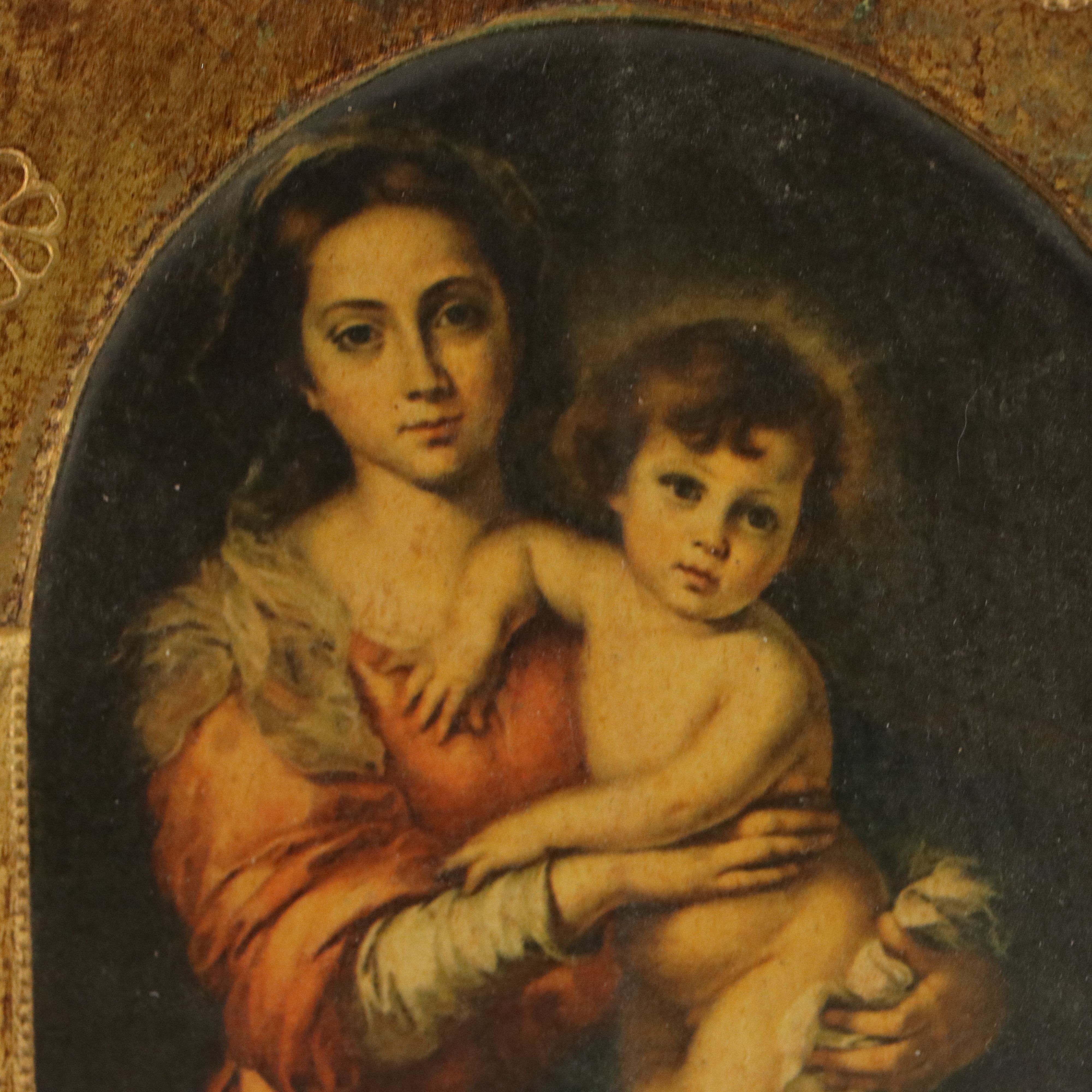 Offset Lithograph After  Bartolome Esteban Murillo "Madonna and Child