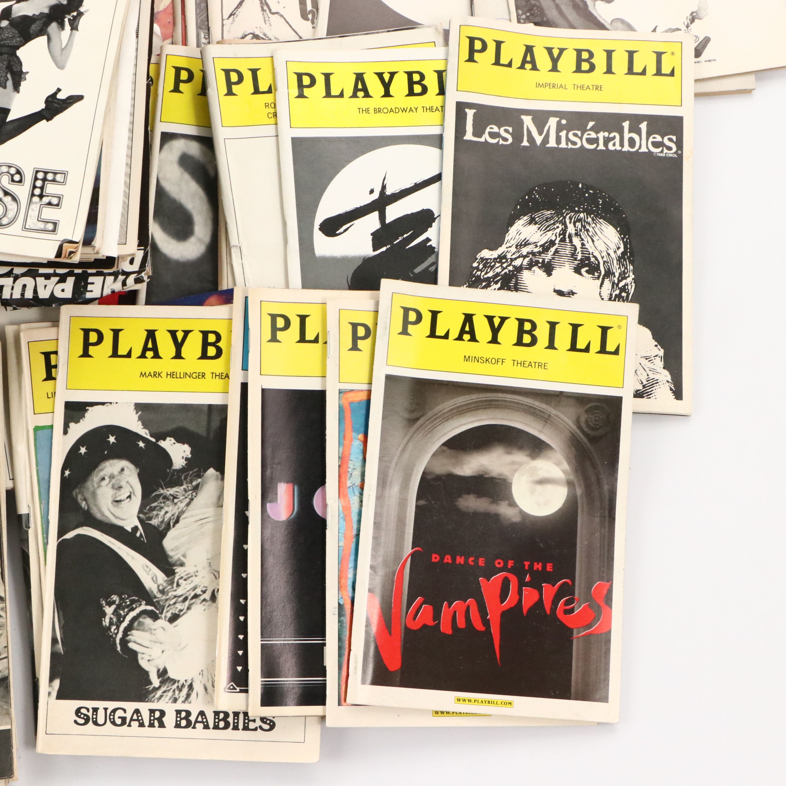 "Grease," "The Crucible," "My Fair Lady" and More Playbills, 1990s