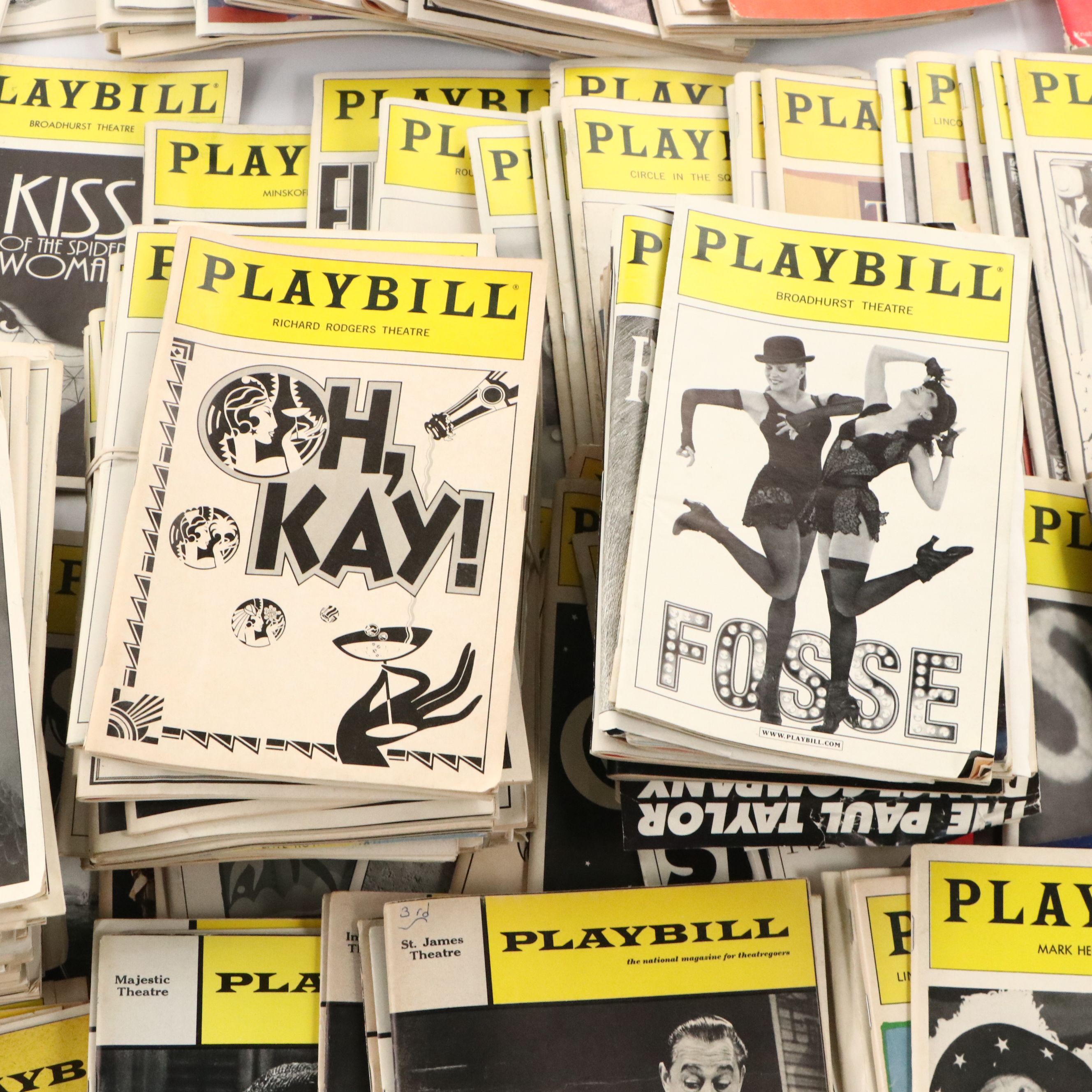 "Grease," "The Crucible," "My Fair Lady" and More Playbills, 1990s