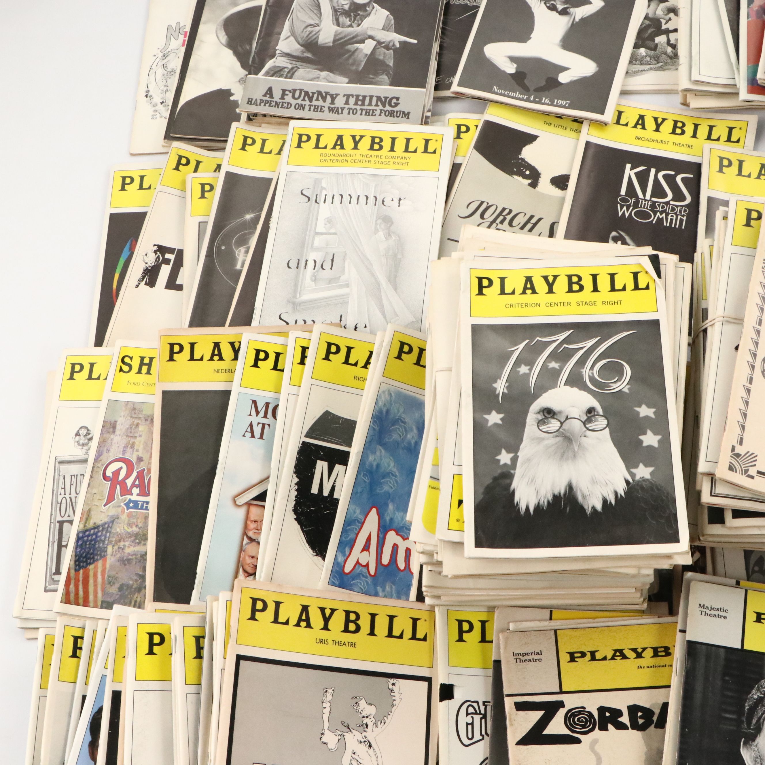 "Grease," "The Crucible," "My Fair Lady" and More Playbills, 1990s