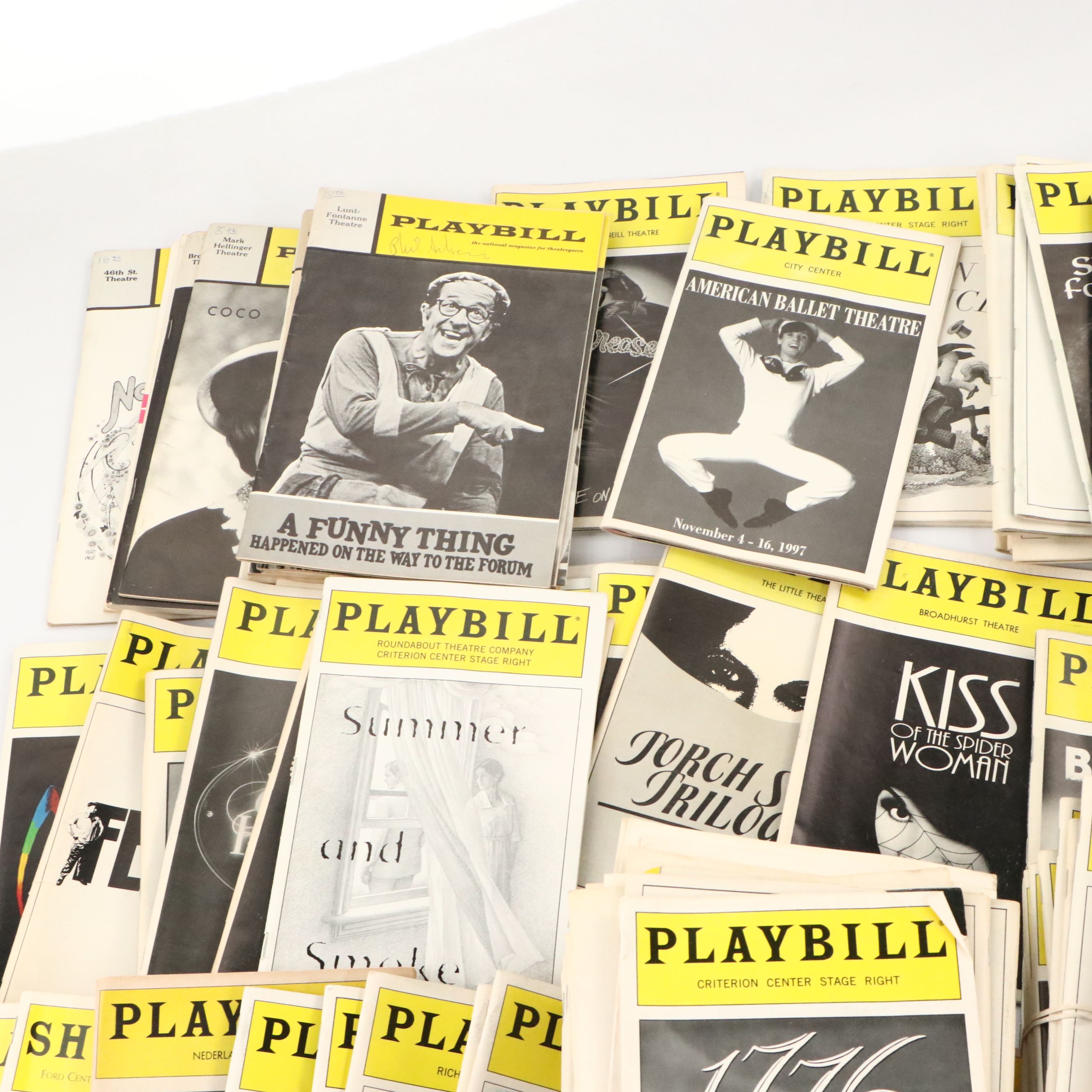 "Grease," "The Crucible," "My Fair Lady" and More Playbills, 1990s