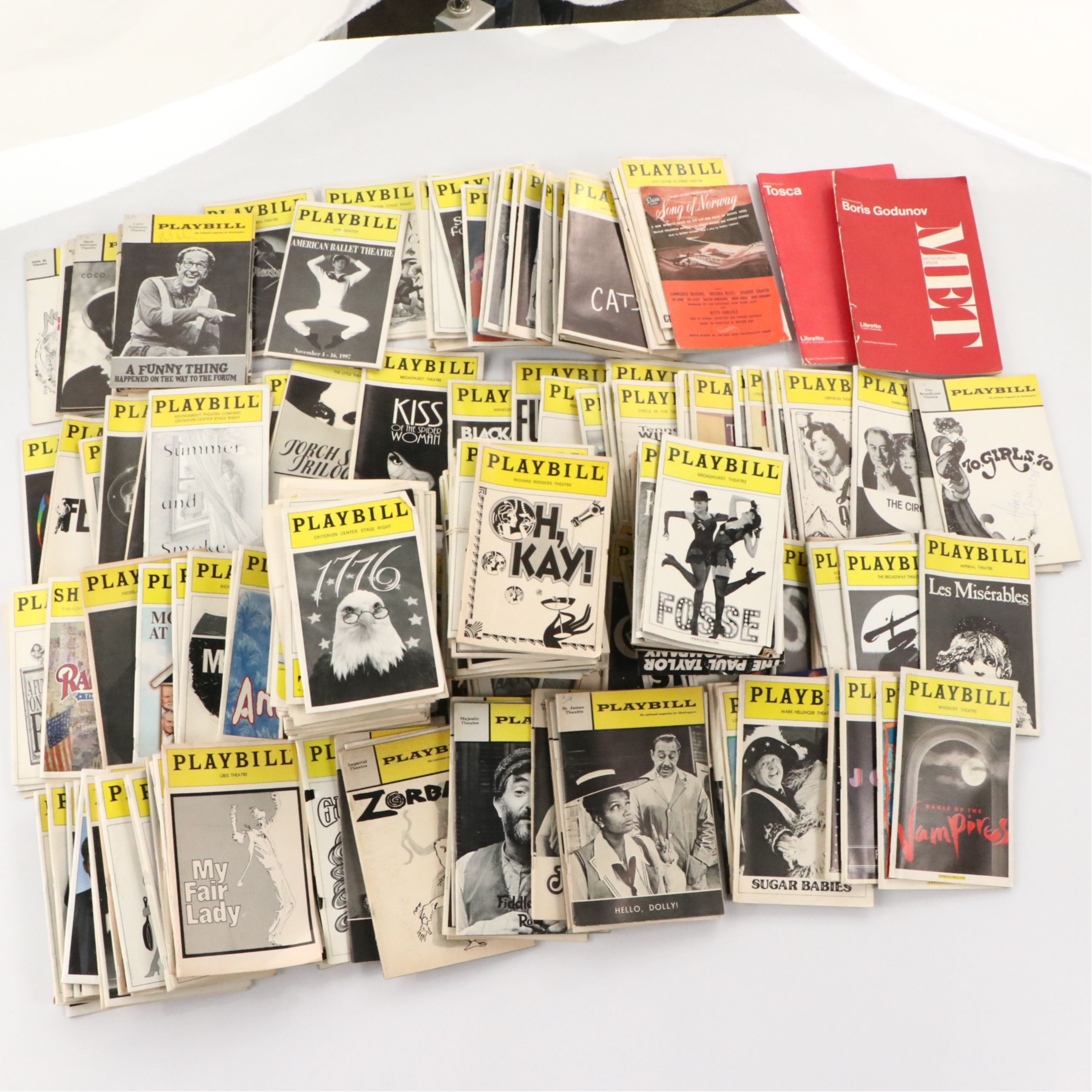 "Grease," "The Crucible," "My Fair Lady" and More Playbills, 1990s