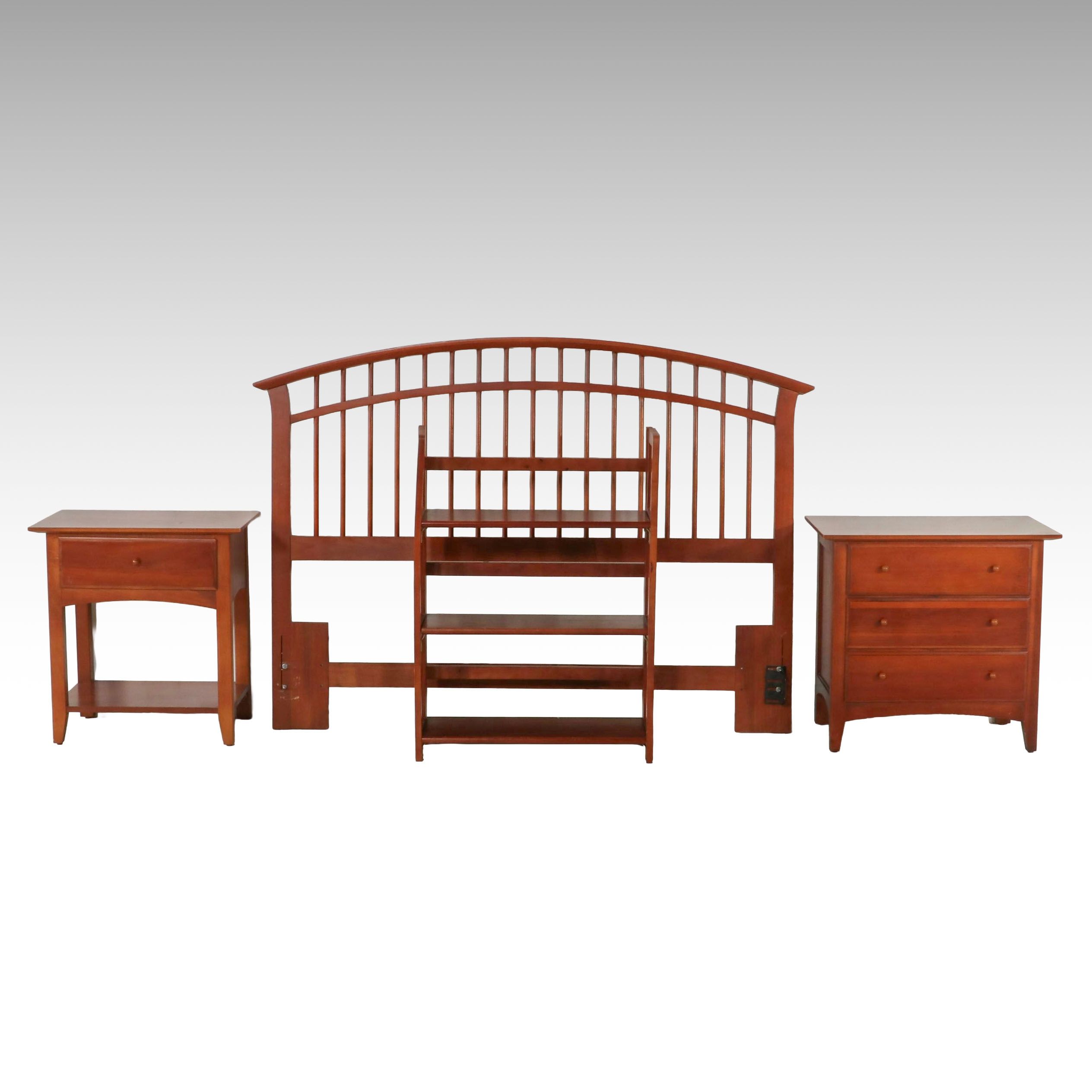 Thomasville "Impressions" Mission Style Four-Piece Queen Bedroom Suite