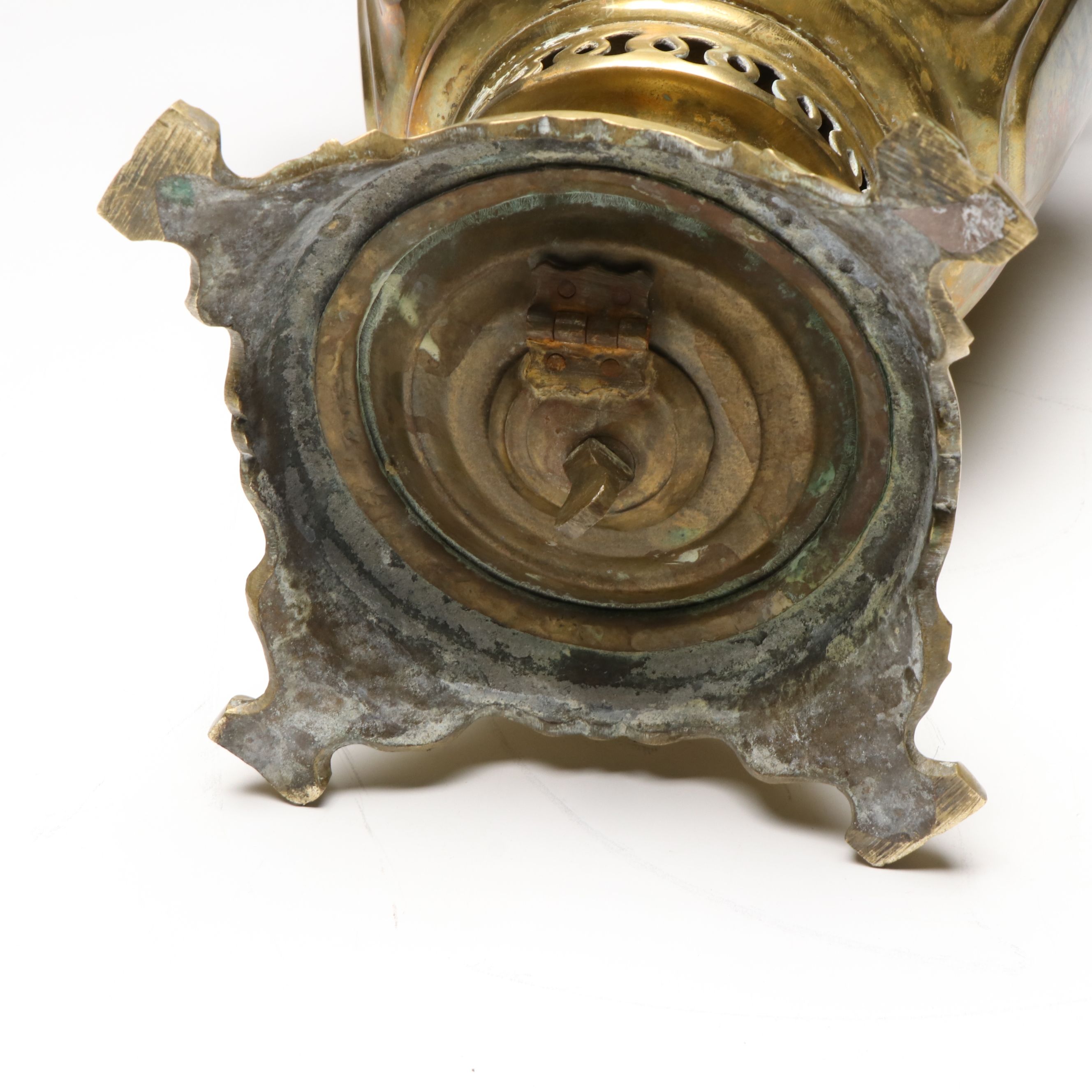 Pyotr Nikitich Fomin Russian Brass Plated Samovar, Late 19th/Early 20th C.