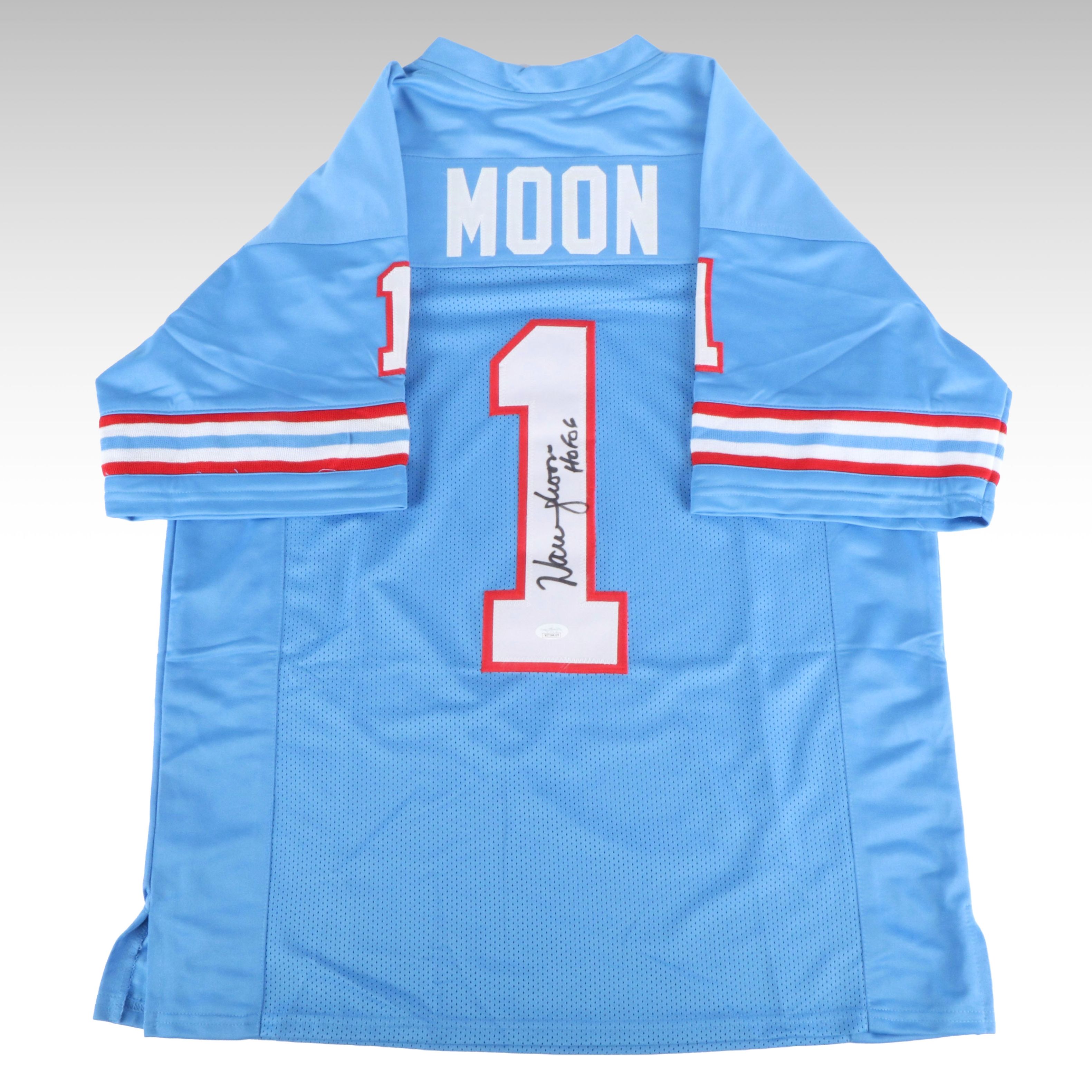 Warren Moon Signed “HOF 06” Houston Oilers Football Jersey, JSA