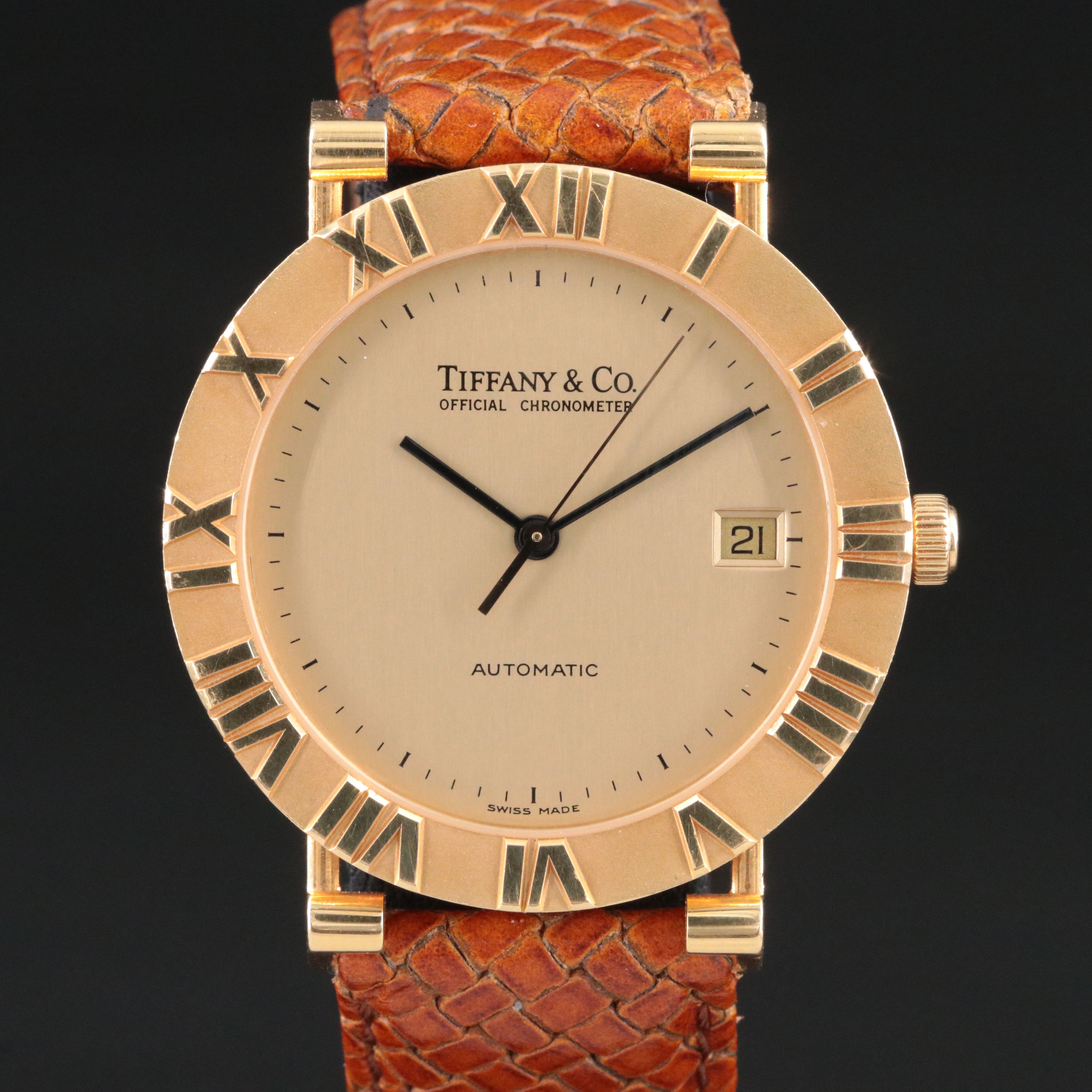 Tiffany & Co. 18K Atlas M6930 Automatic Watch