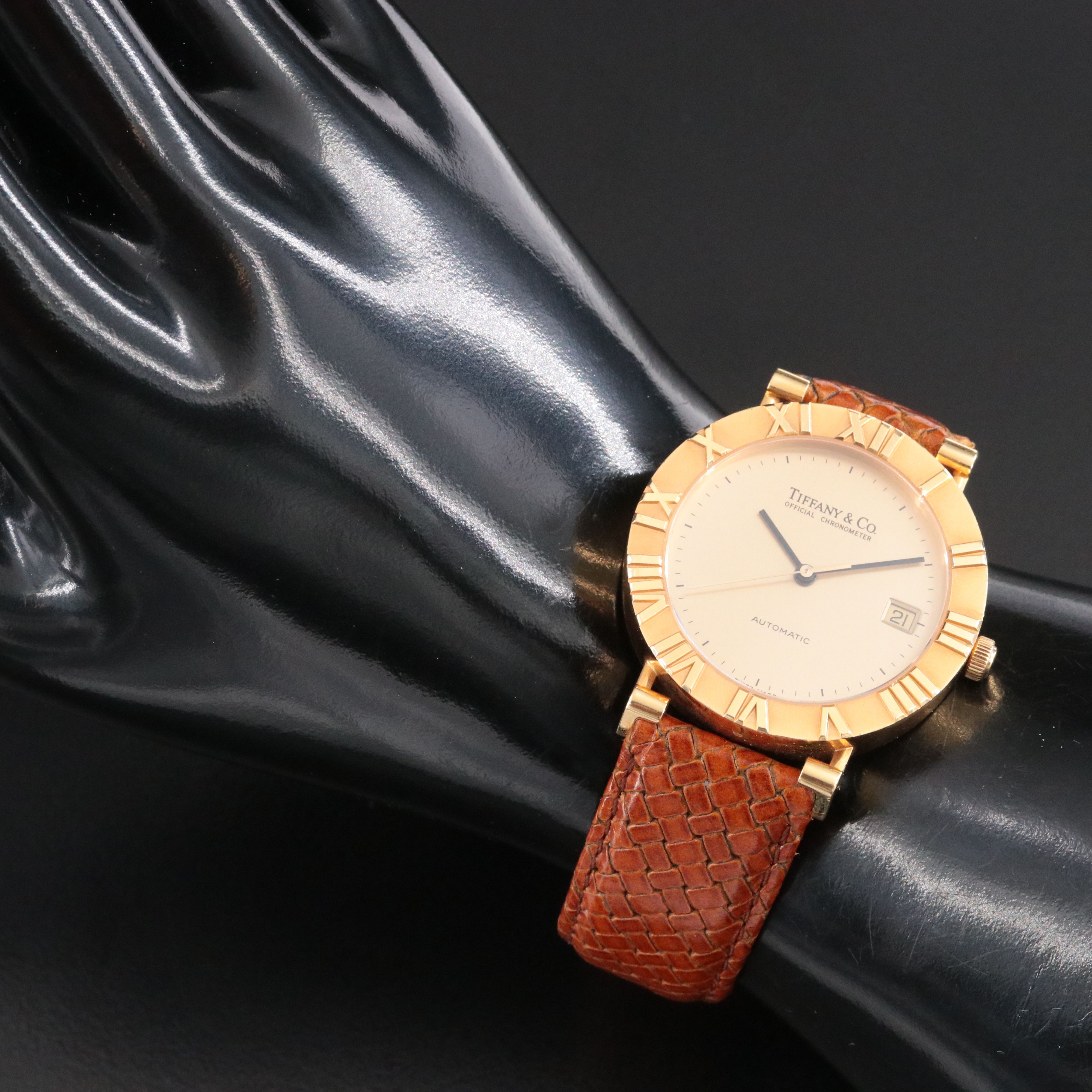 Tiffany & Co. 18K Atlas M6930 Automatic Watch