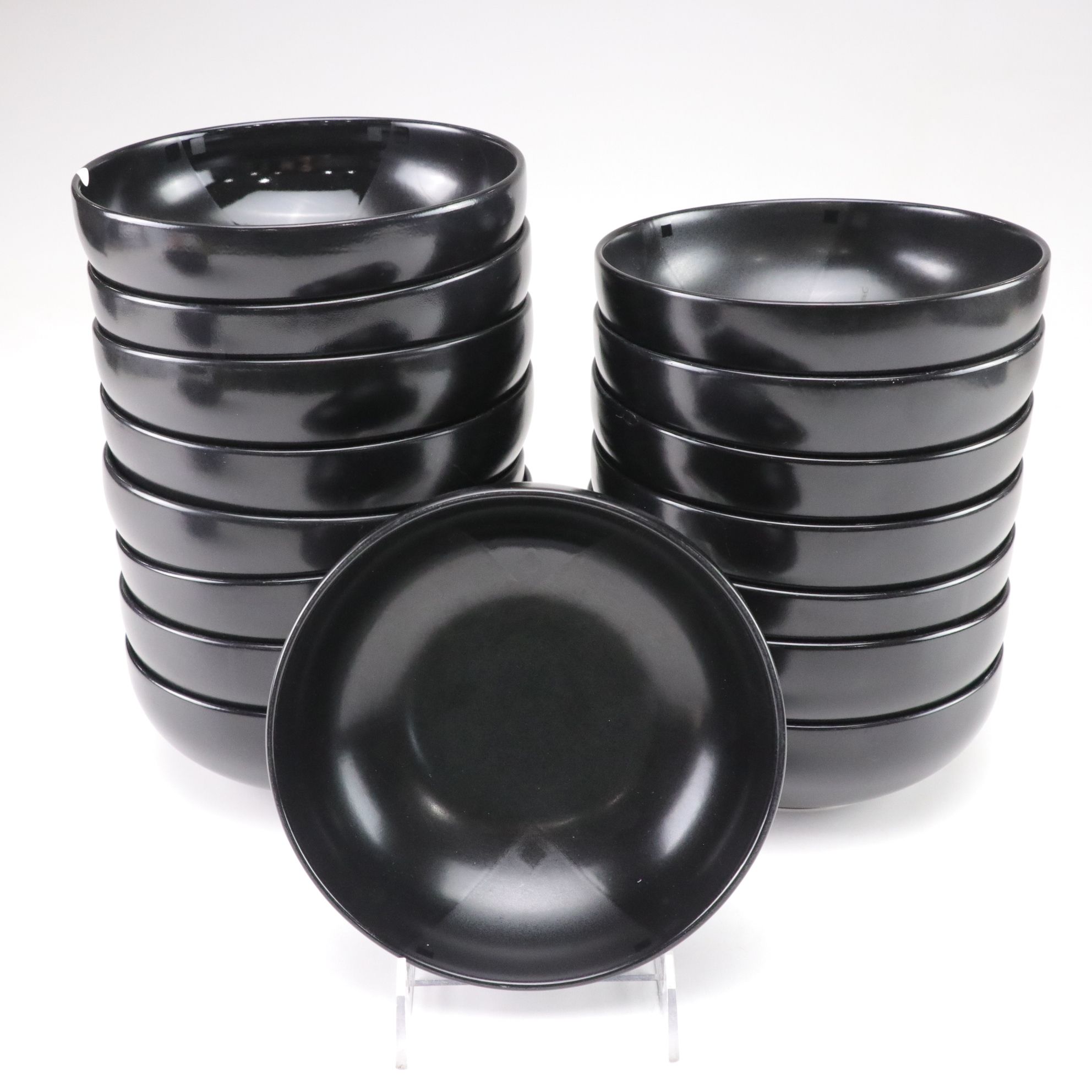 Nautica Arctic Nights Tableware Set with Glossy Geometric Designs