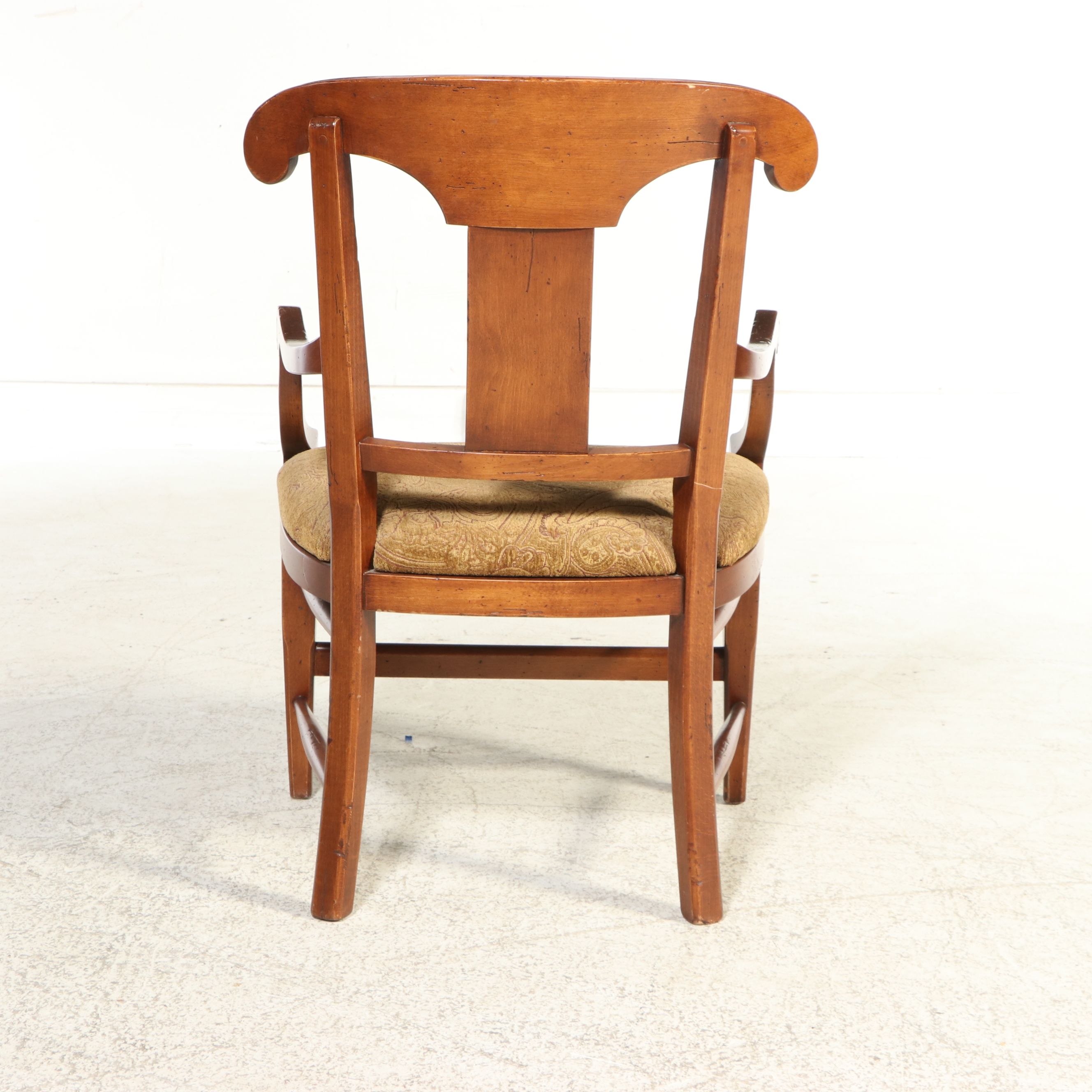 Arhaus Italian Trestle Dining Table and Eight Chairs