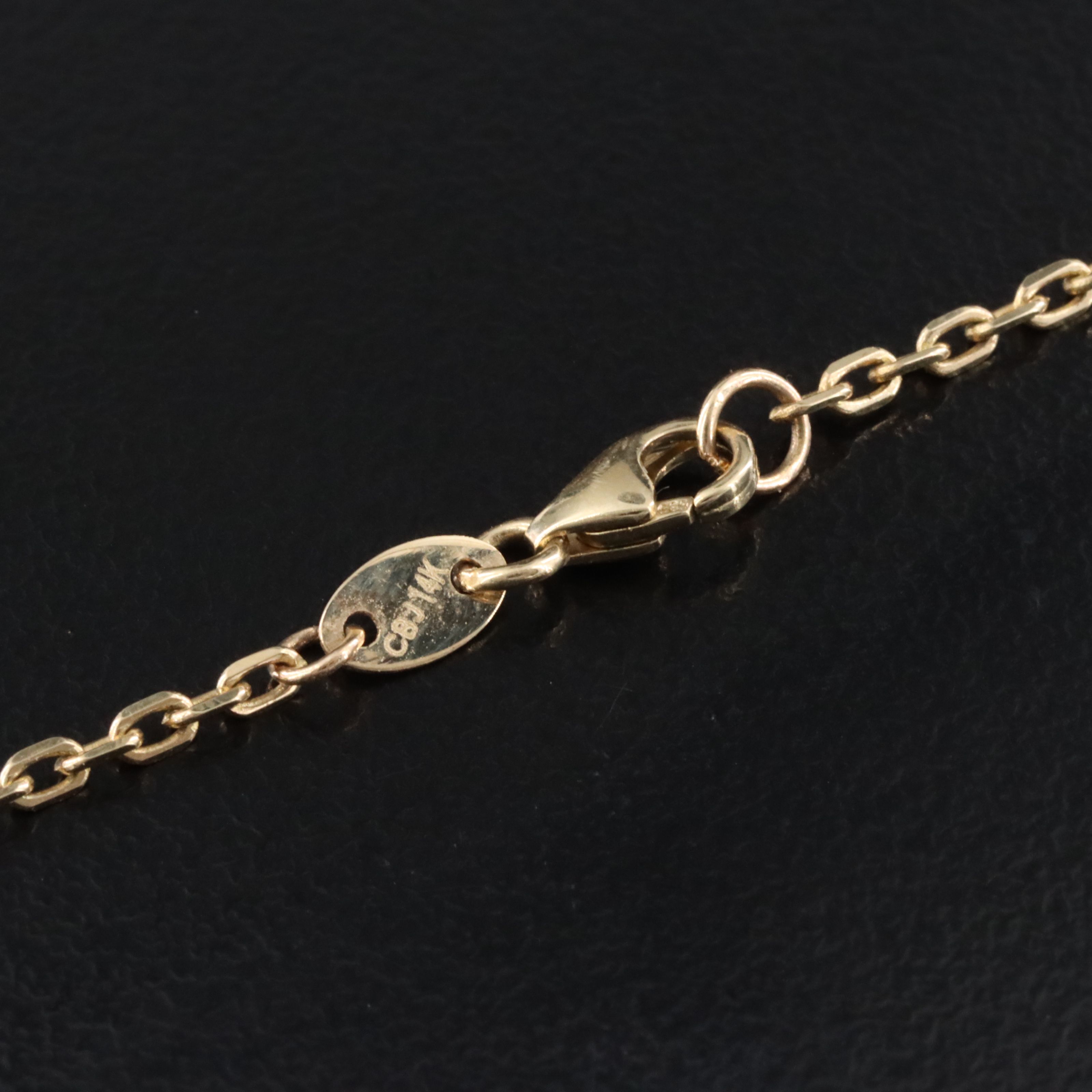 14K Citrine Fringe Necklace