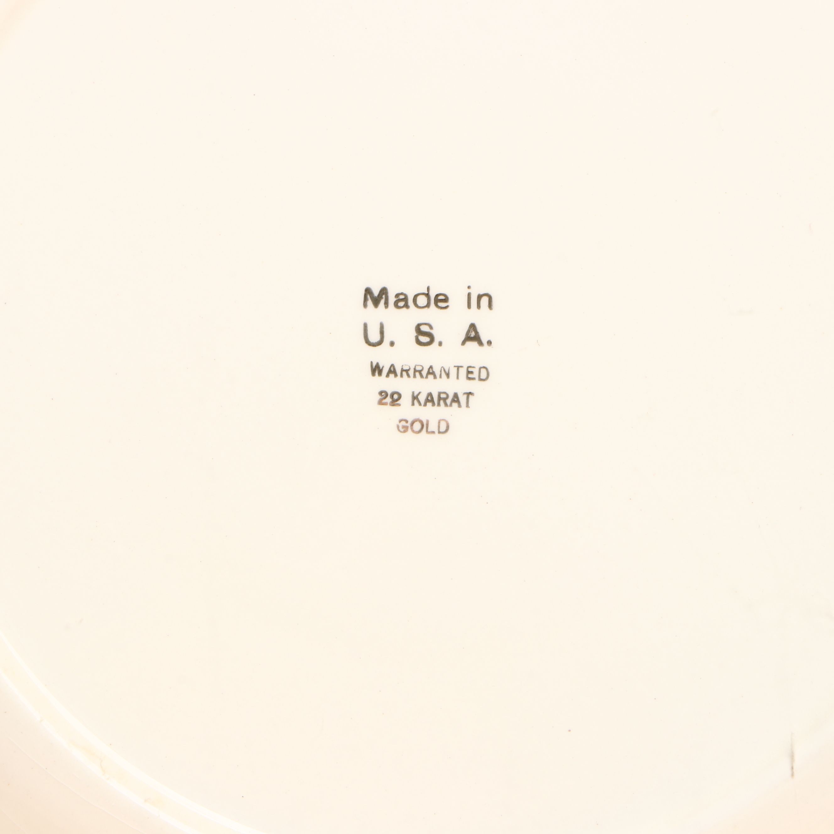 German Hand-Painted Fruit Motif Porcelain Plates with Other Table Décor
