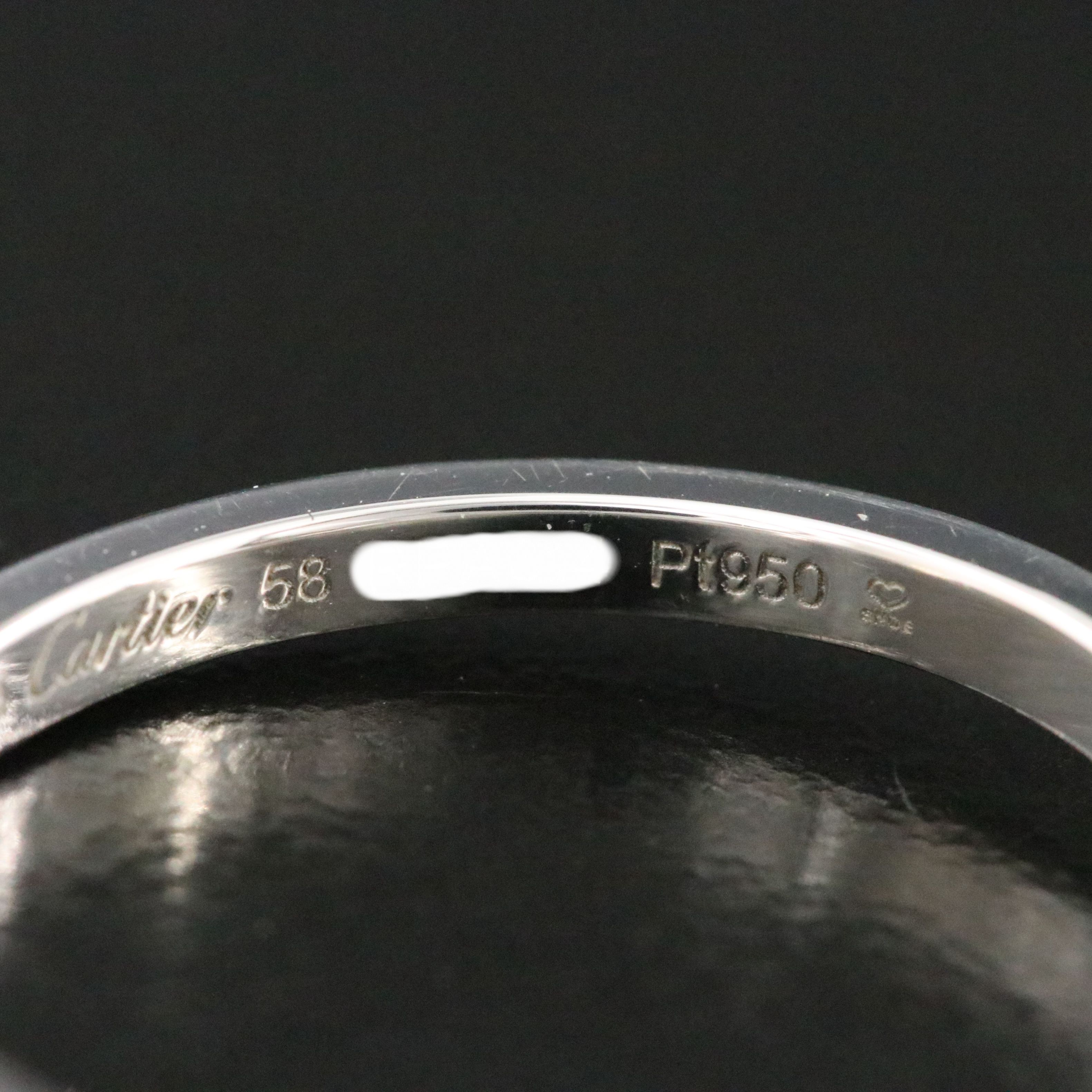 Cartier Ballerine Platinum Contour Ring