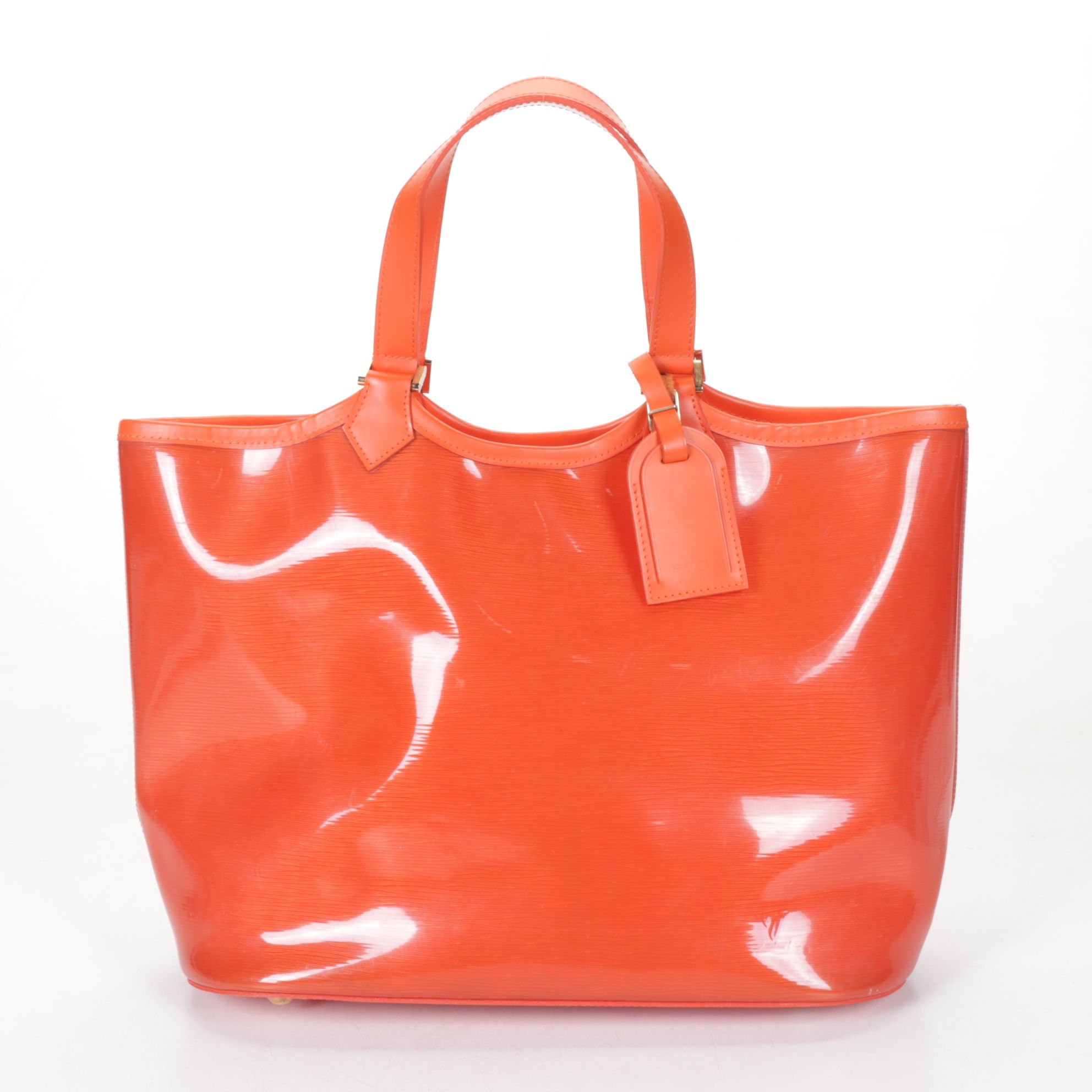 Louis Vuitton Lagoon Bay GM Beach Tote in Orange Epi Plage PVC