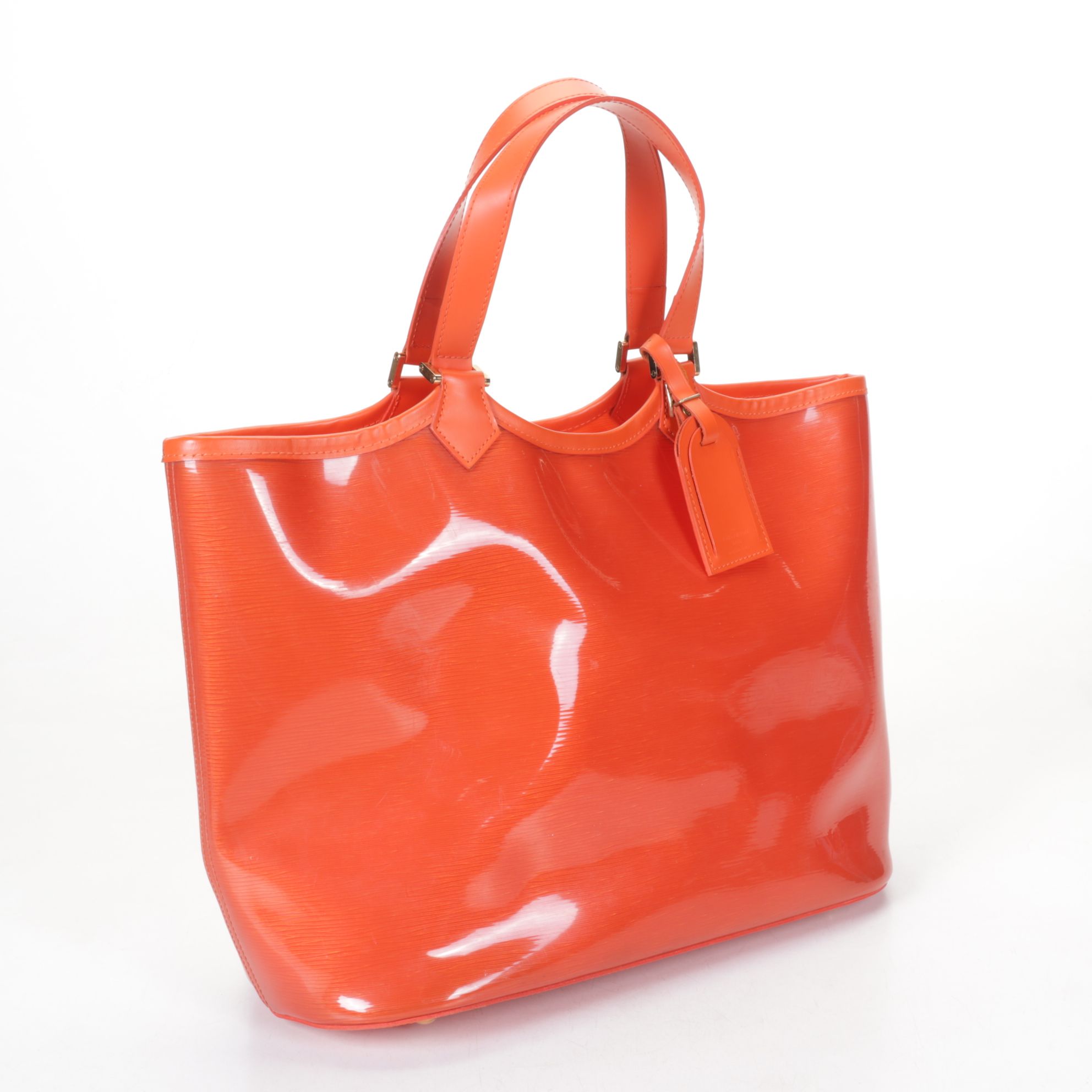 Louis Vuitton Lagoon Bay GM Beach Tote in Orange Epi Plage PVC