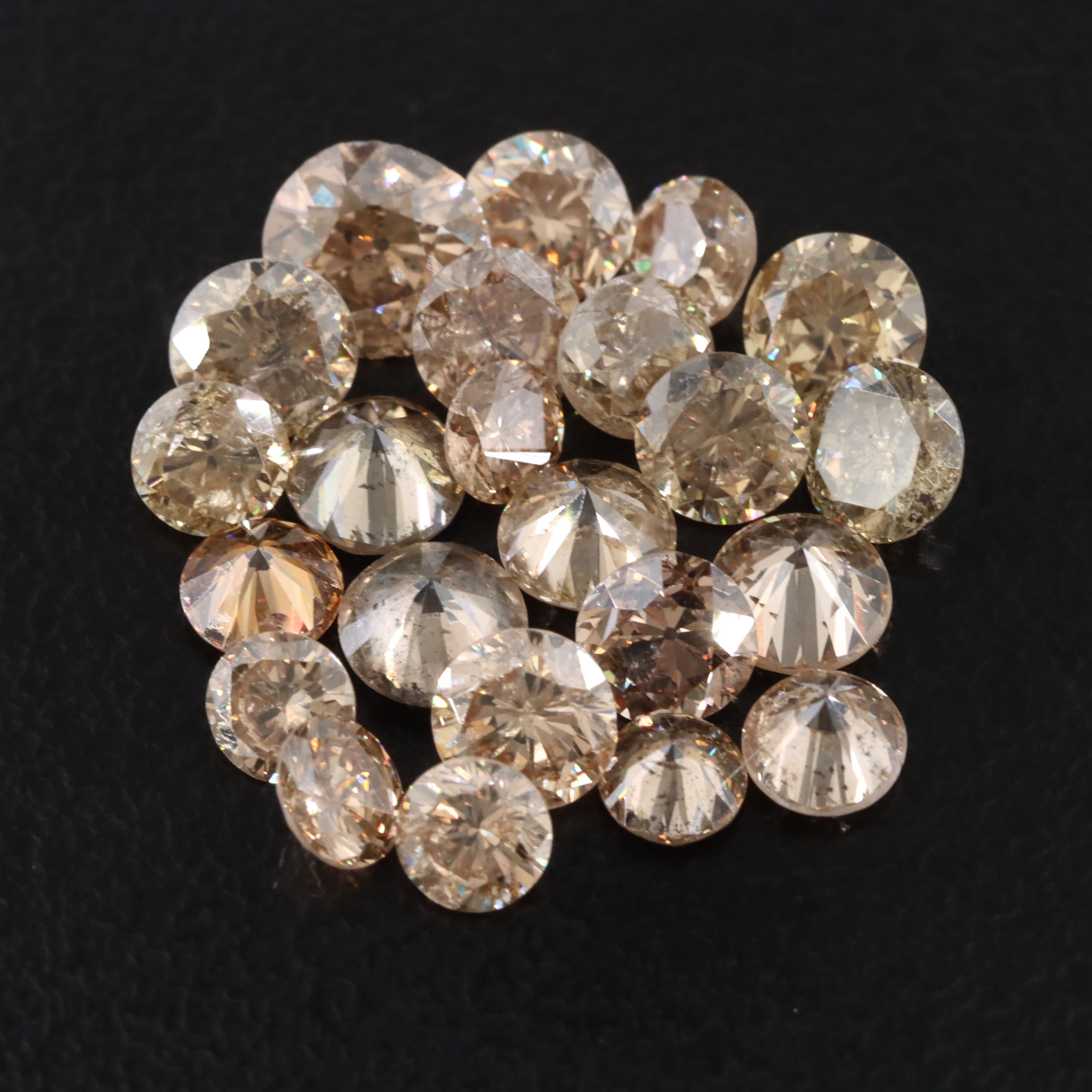 Loose 7.62 CTW Diamond Lot Featuring Fancy Brown
