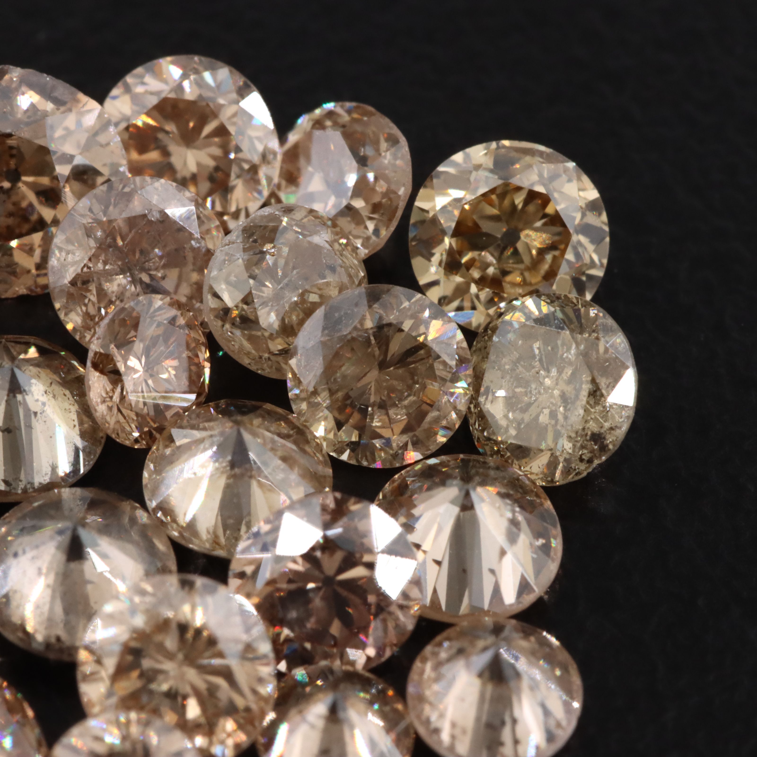 Loose 7.62 CTW Diamond Lot Featuring Fancy Brown