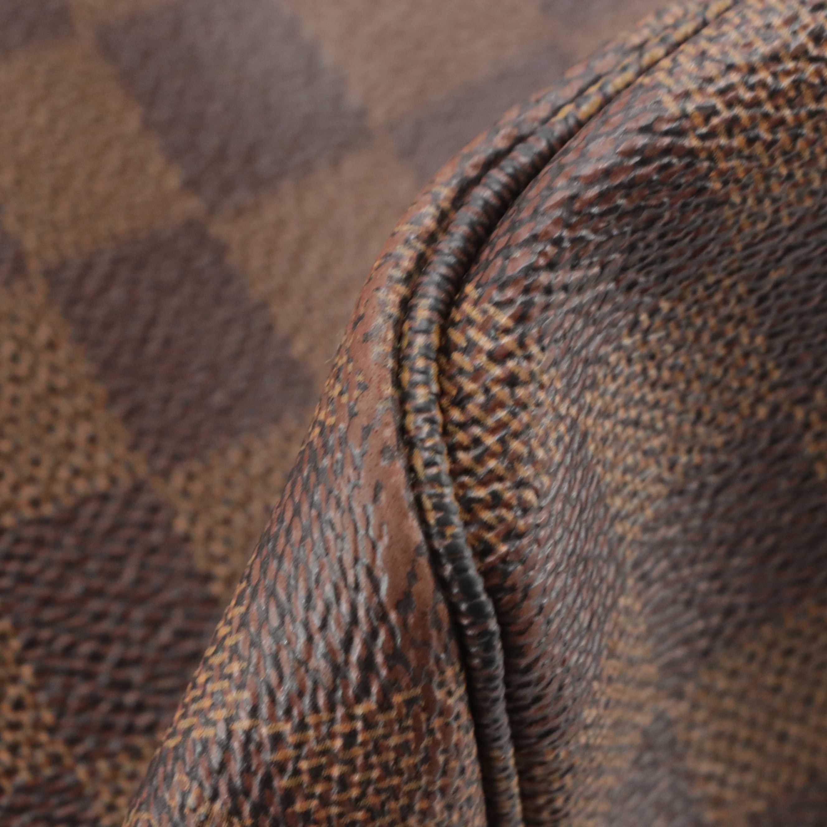 Louis Vuitton Neverfull PM Tote Bag in Damier Ebene Canvas and leather
