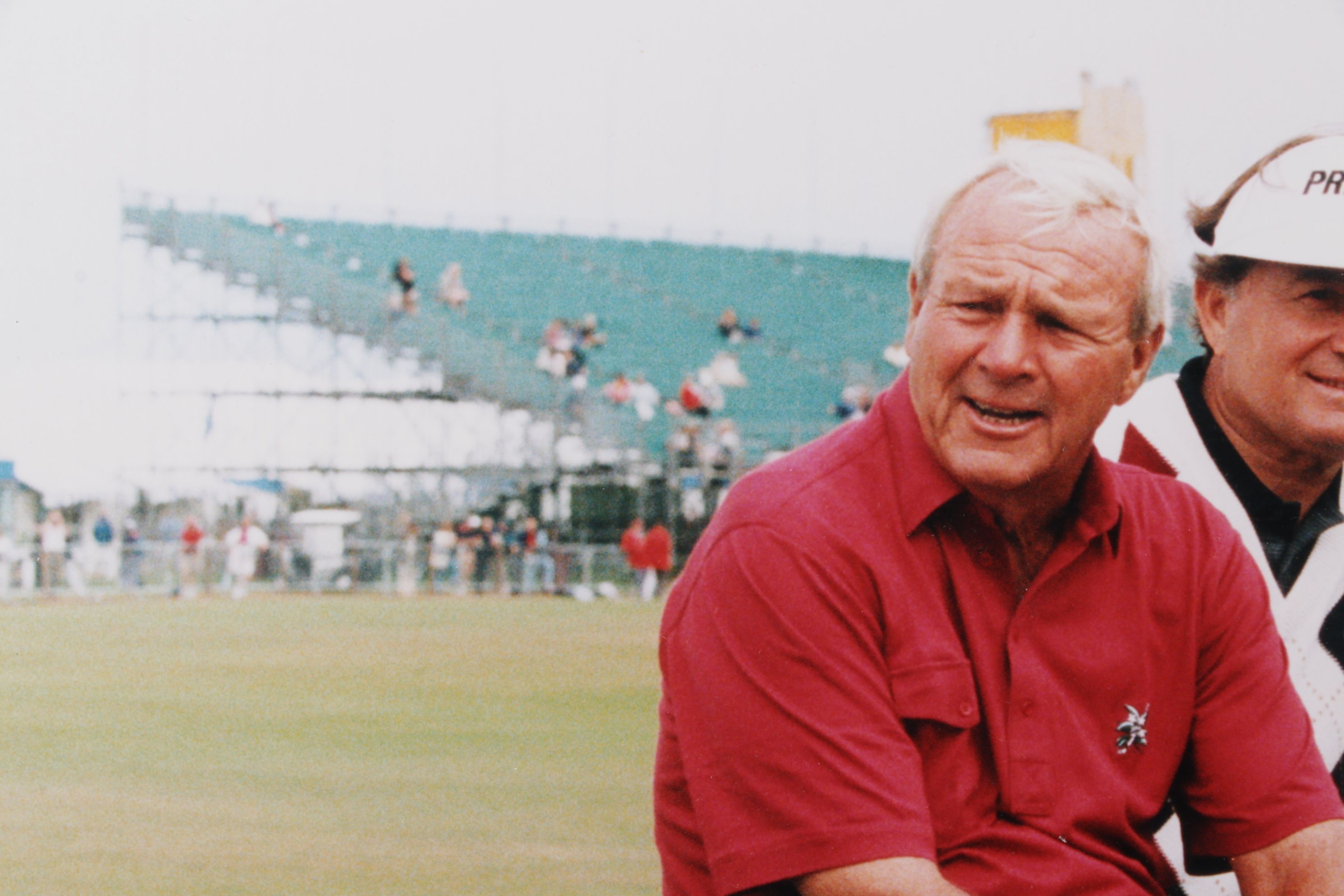 Color Photograph of Raymond Floyd, Arnold Palmer, Tom Watson, and Jack Nicklaus