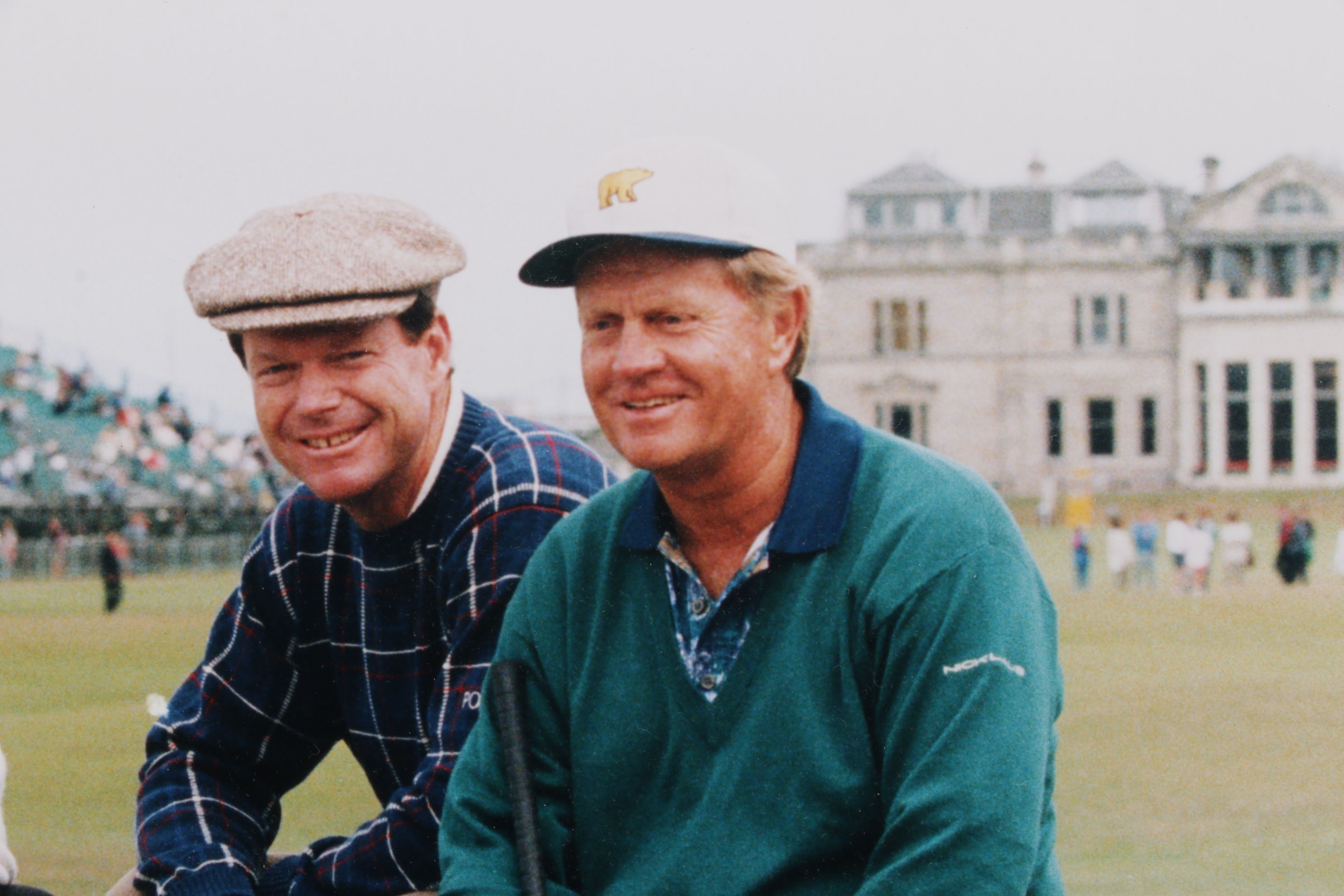 Color Photograph of Raymond Floyd, Arnold Palmer, Tom Watson, and Jack Nicklaus