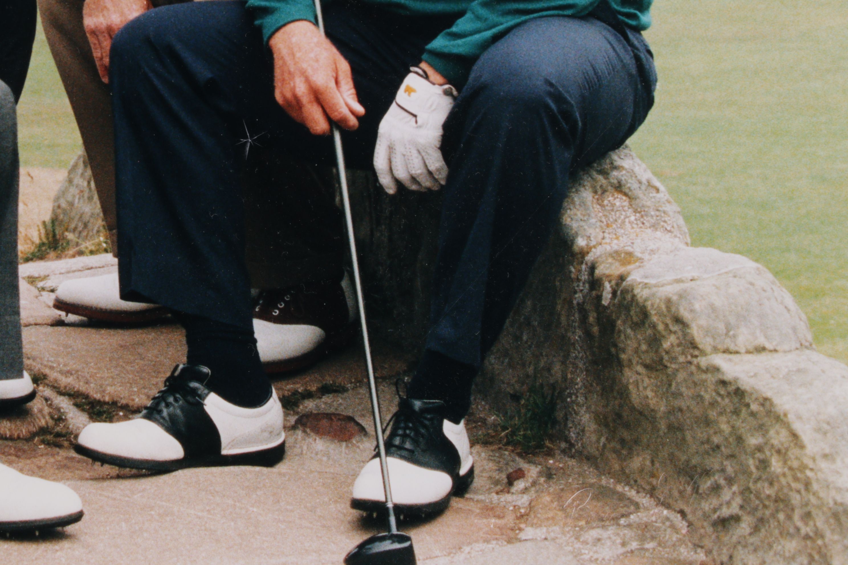 Color Photograph of Raymond Floyd, Arnold Palmer, Tom Watson, and Jack Nicklaus