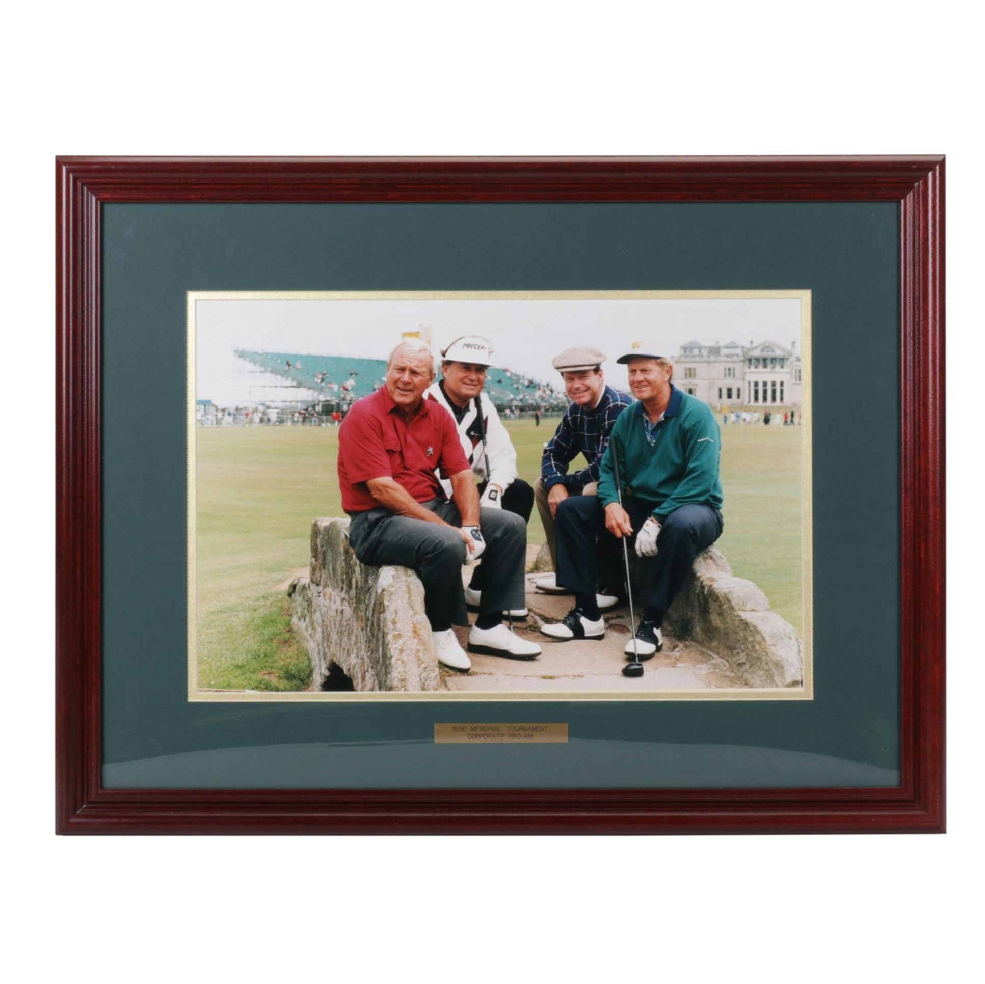 Color Photograph of Raymond Floyd, Arnold Palmer, Tom Watson, and Jack Nicklaus