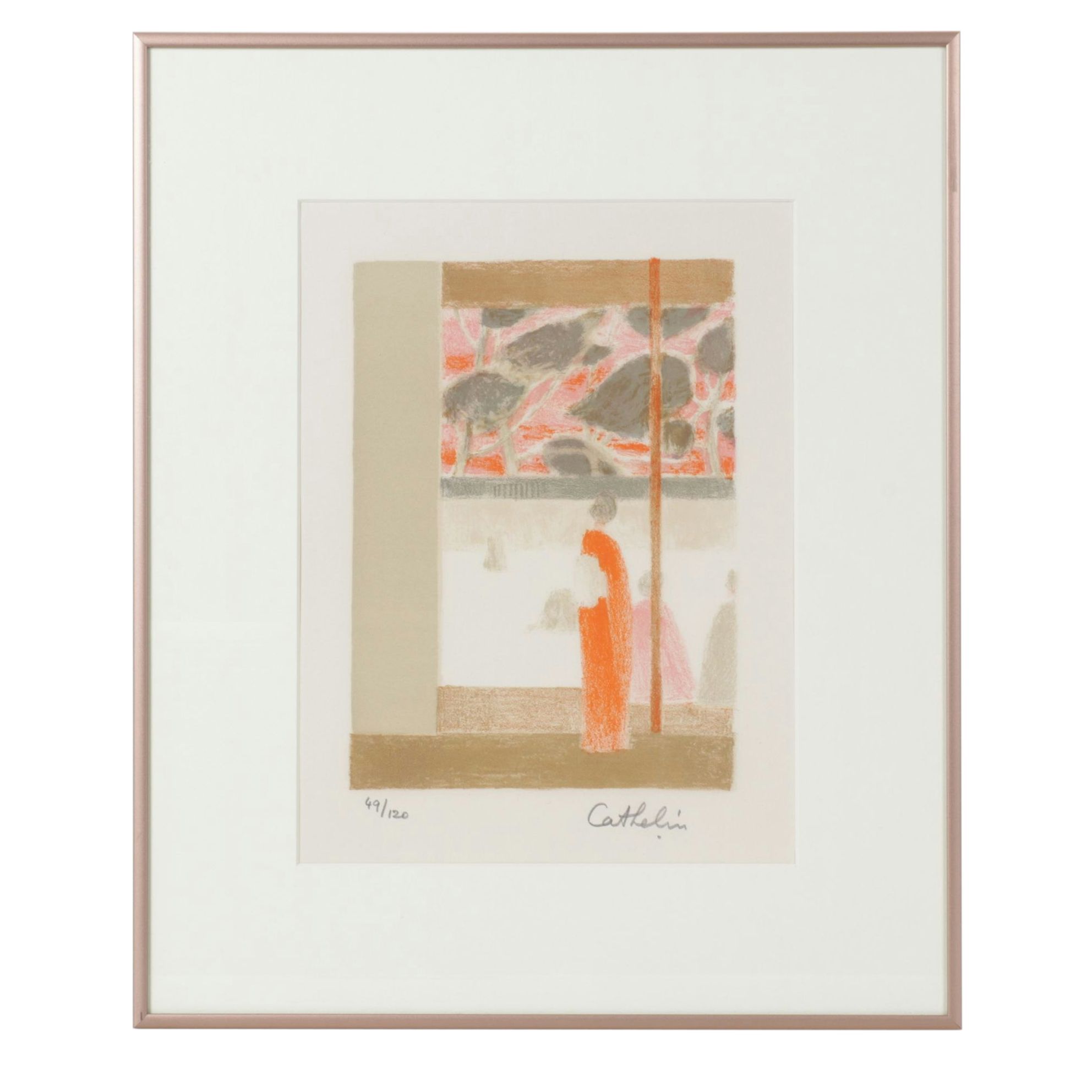 Bernard Cathelin Limited Edition Lithograph "Soir à Ryoangi