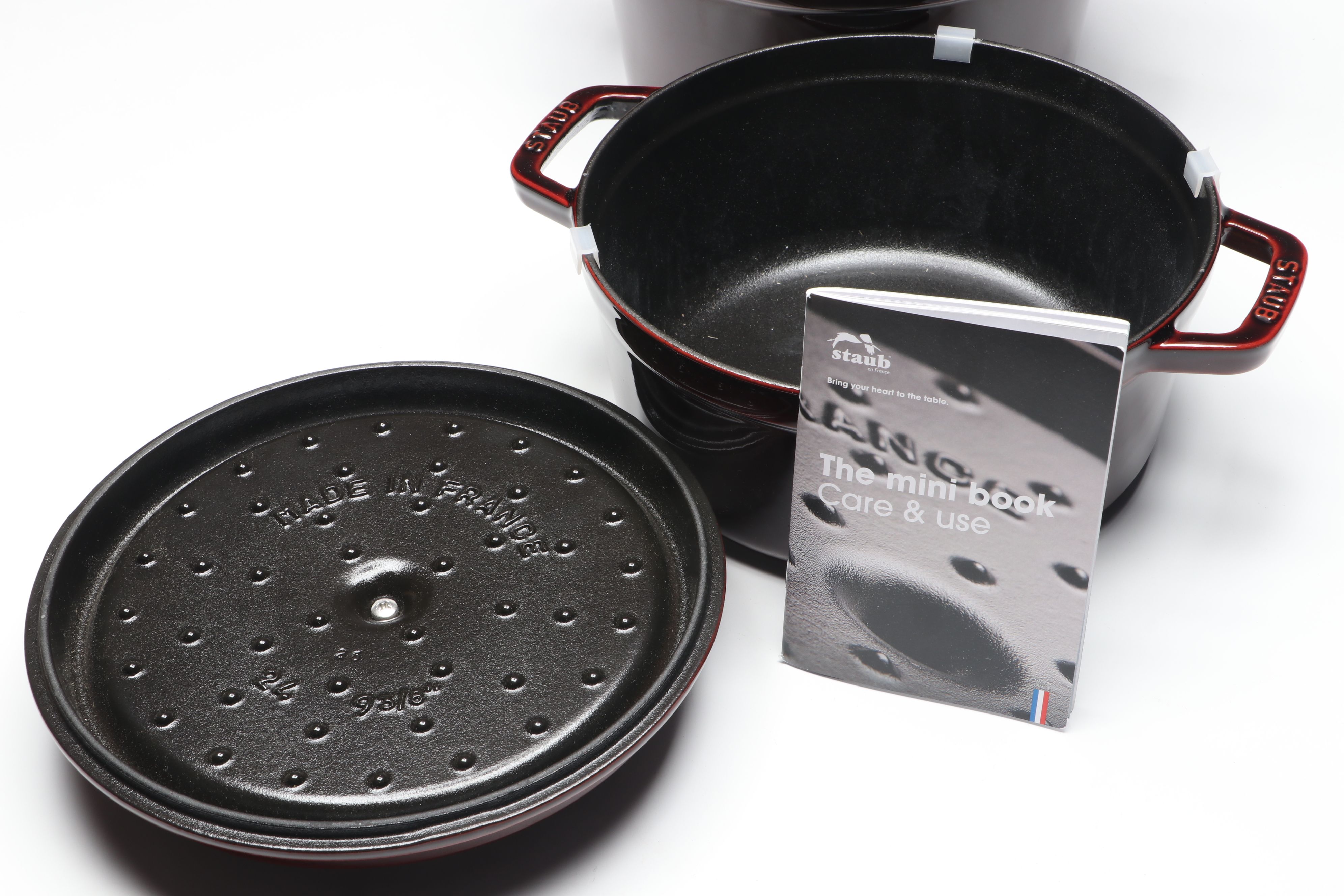 Staub "Grenadine" Enameled Cast Iron Round Dutch Ovens