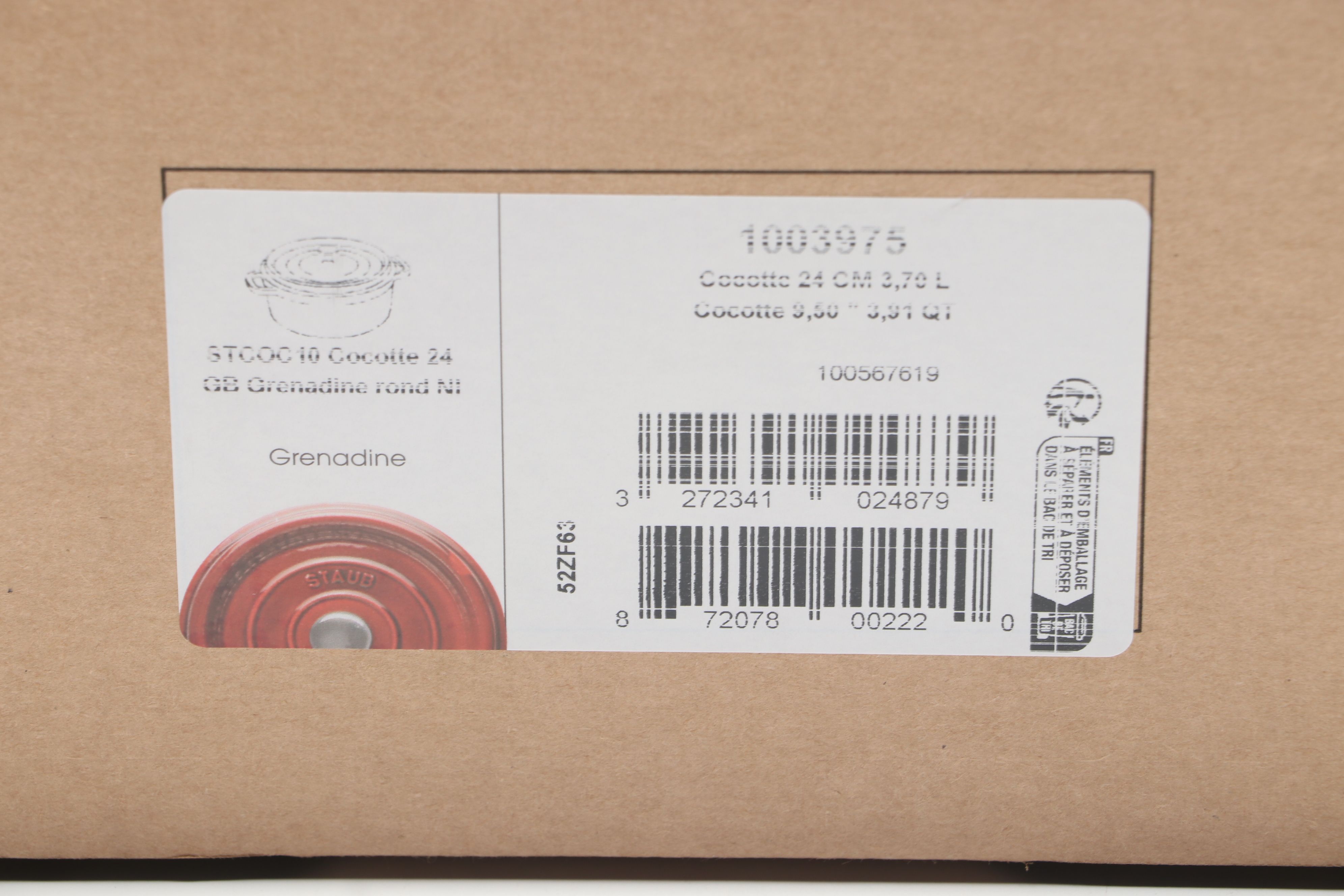 Staub "Grenadine" Enameled Cast Iron Round Dutch Ovens