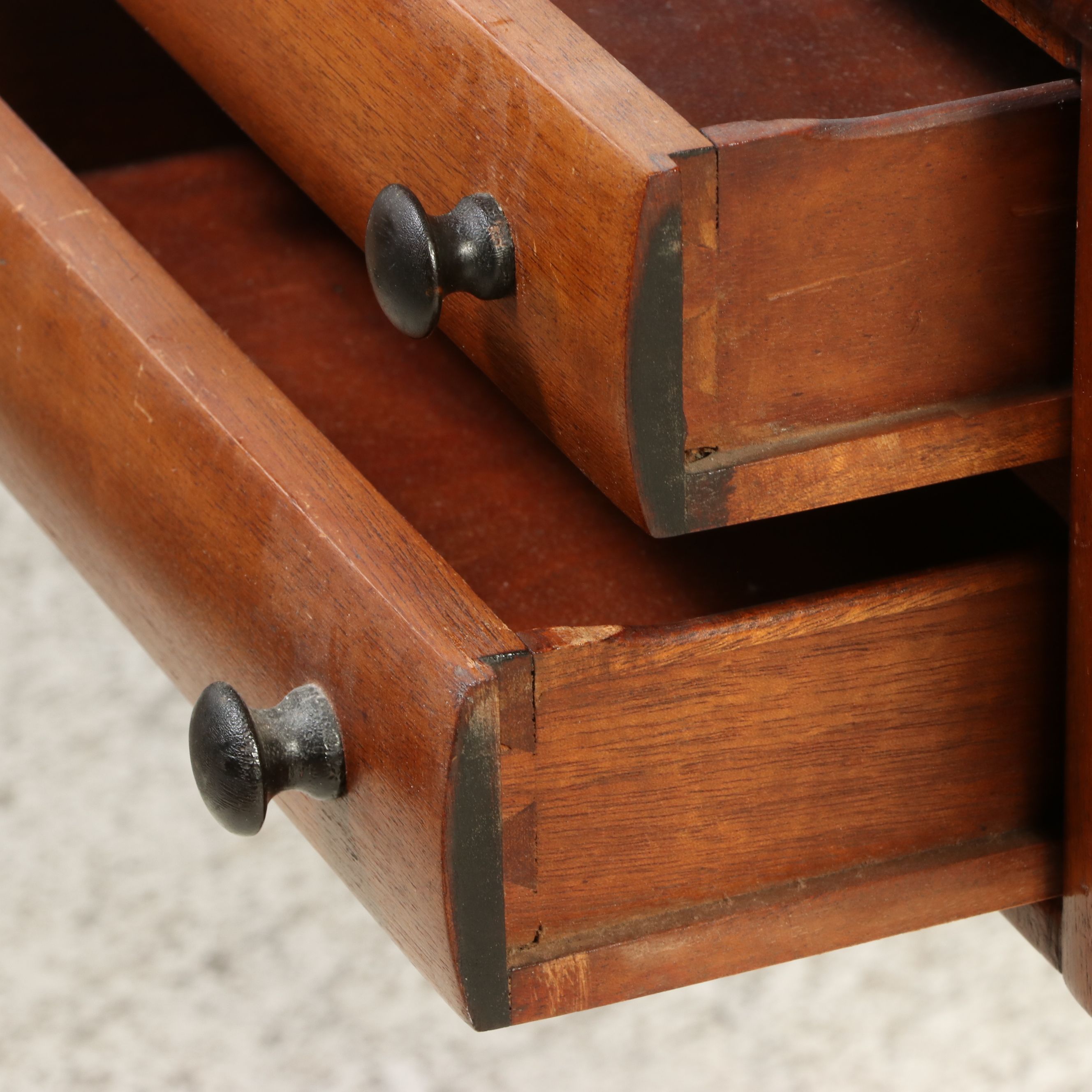 Empire Style Cherry Drop-Leaf Sewing Table