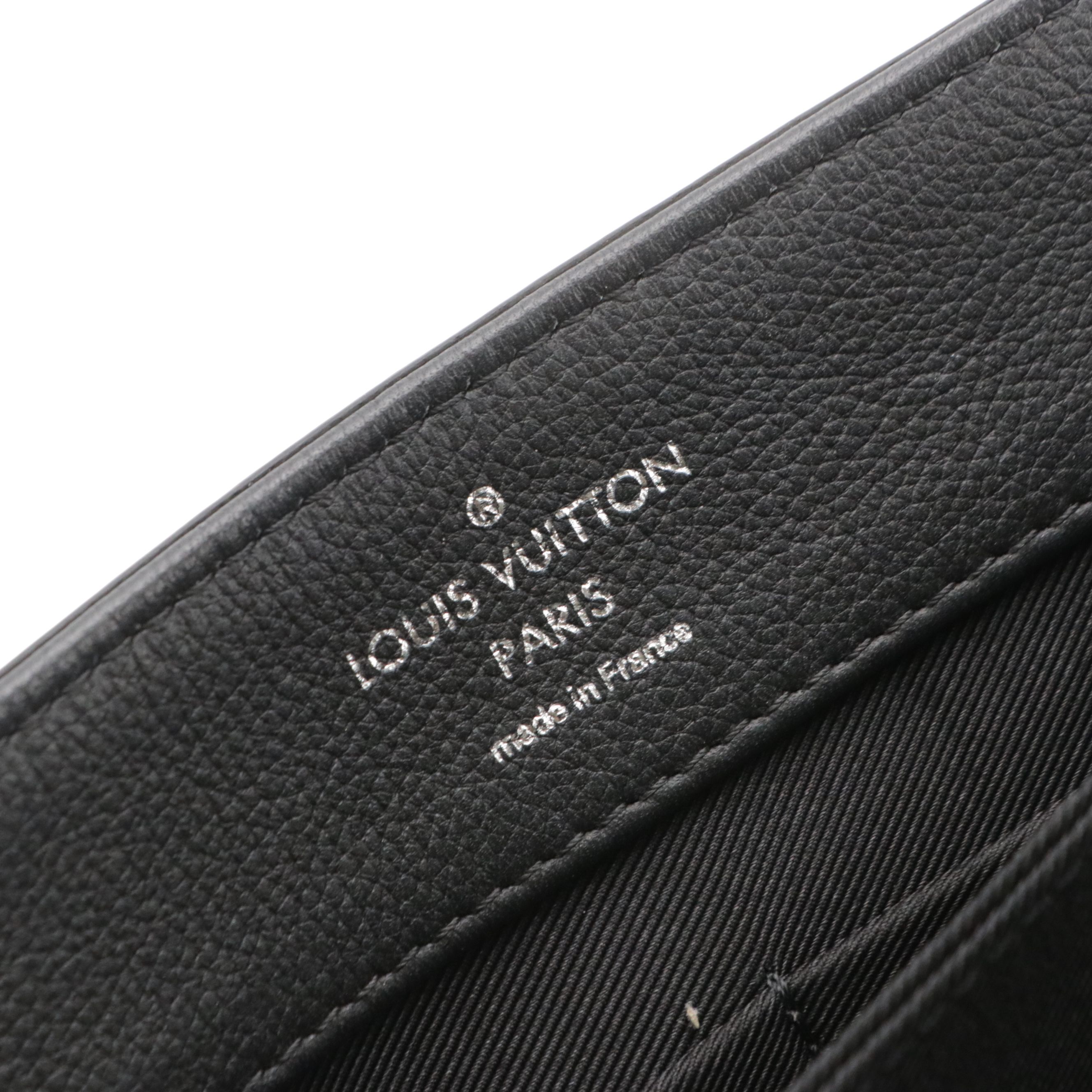Louis Vuitton Lockme II Mechanical Flowers Two-Way Bag in B&W Grained Leather
