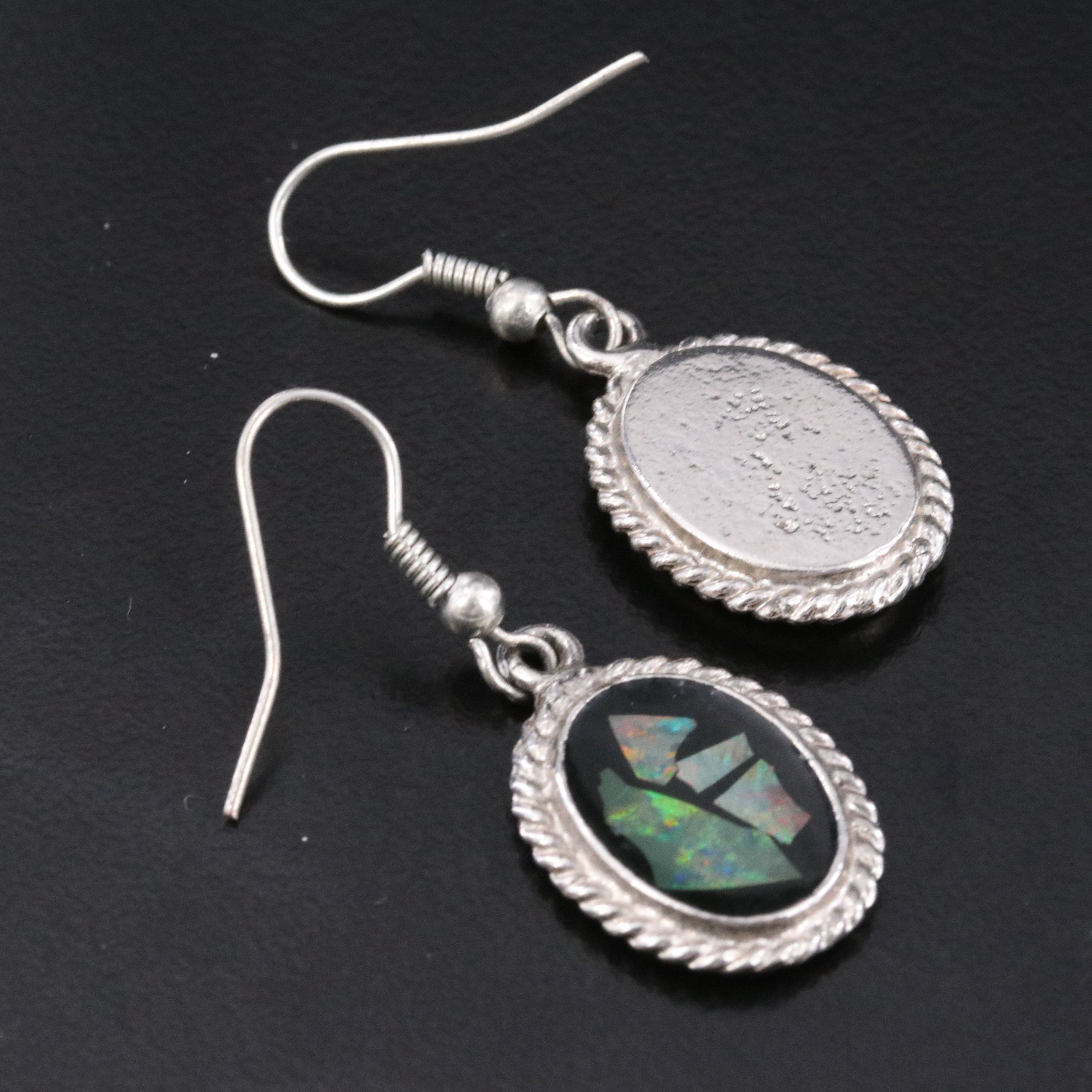 Opal Mosaic Drop Earrings