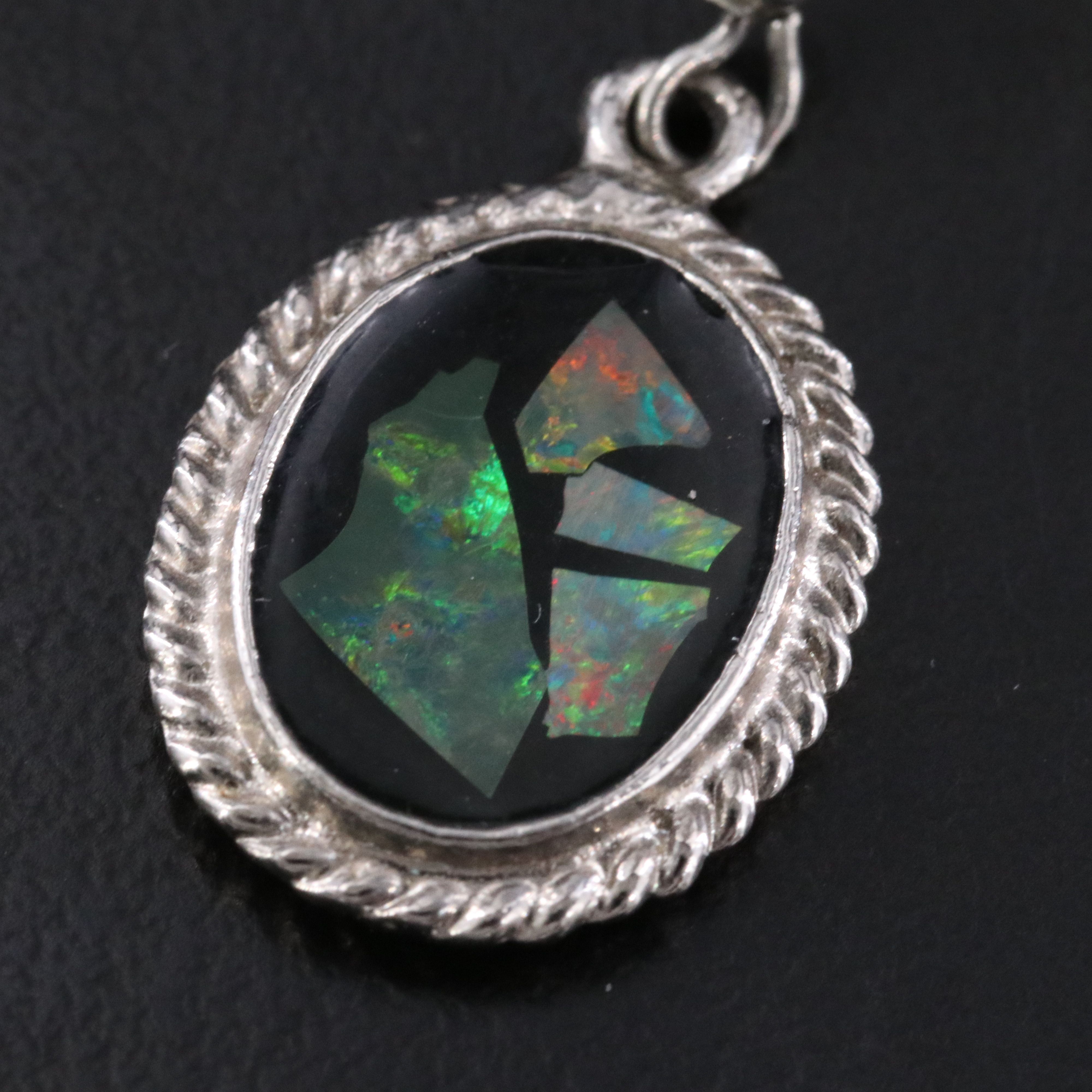 Opal Mosaic Drop Earrings