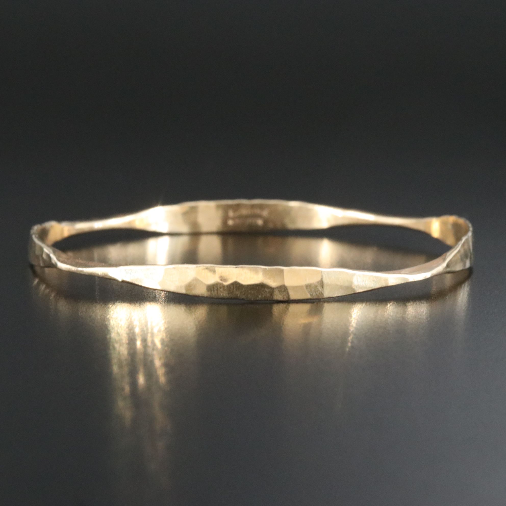 Gold-Filled Wave Bangle