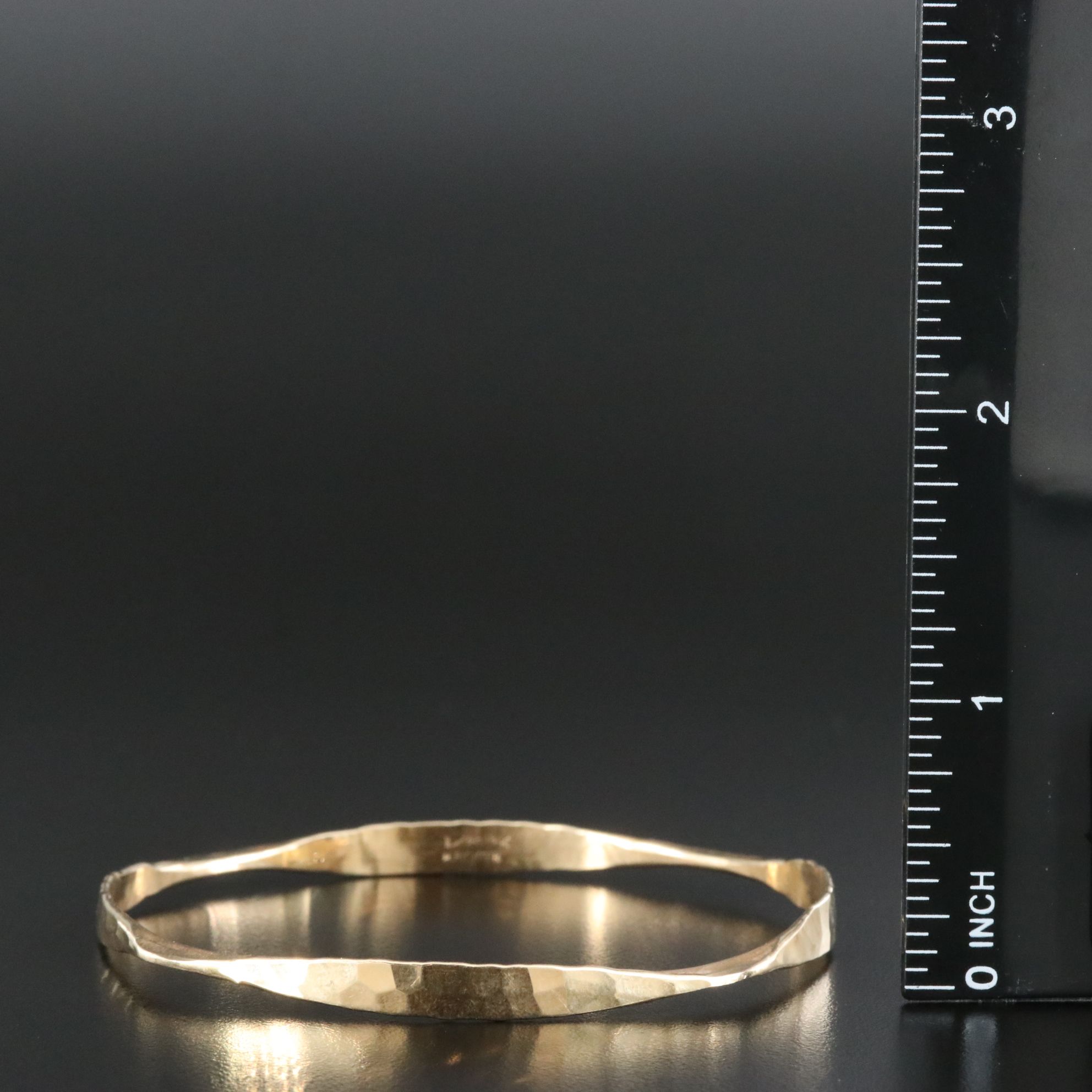 Gold-Filled Wave Bangle