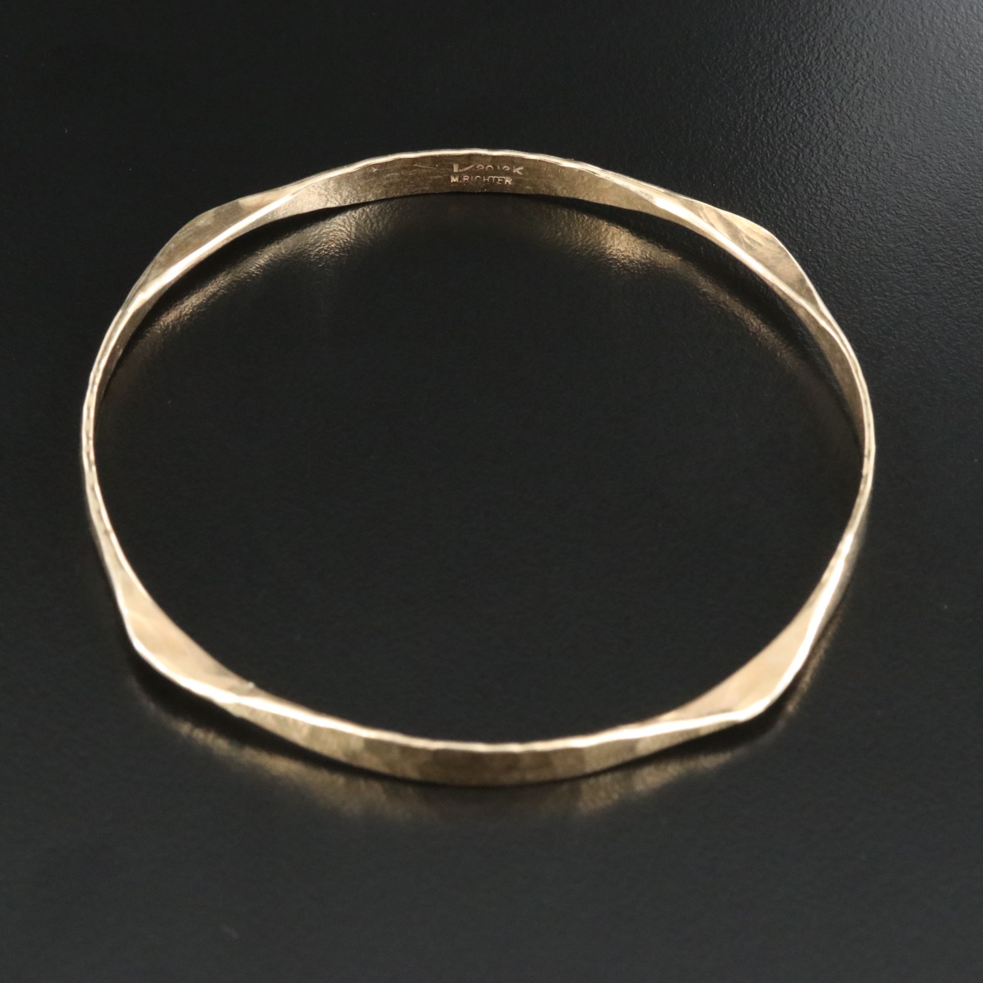 Gold-Filled Wave Bangle