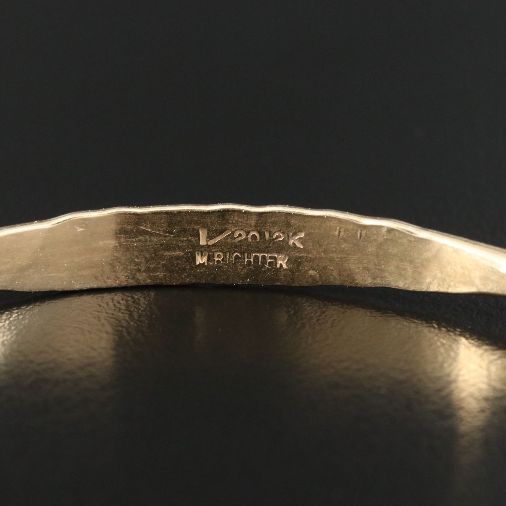 Gold-Filled Wave Bangle
