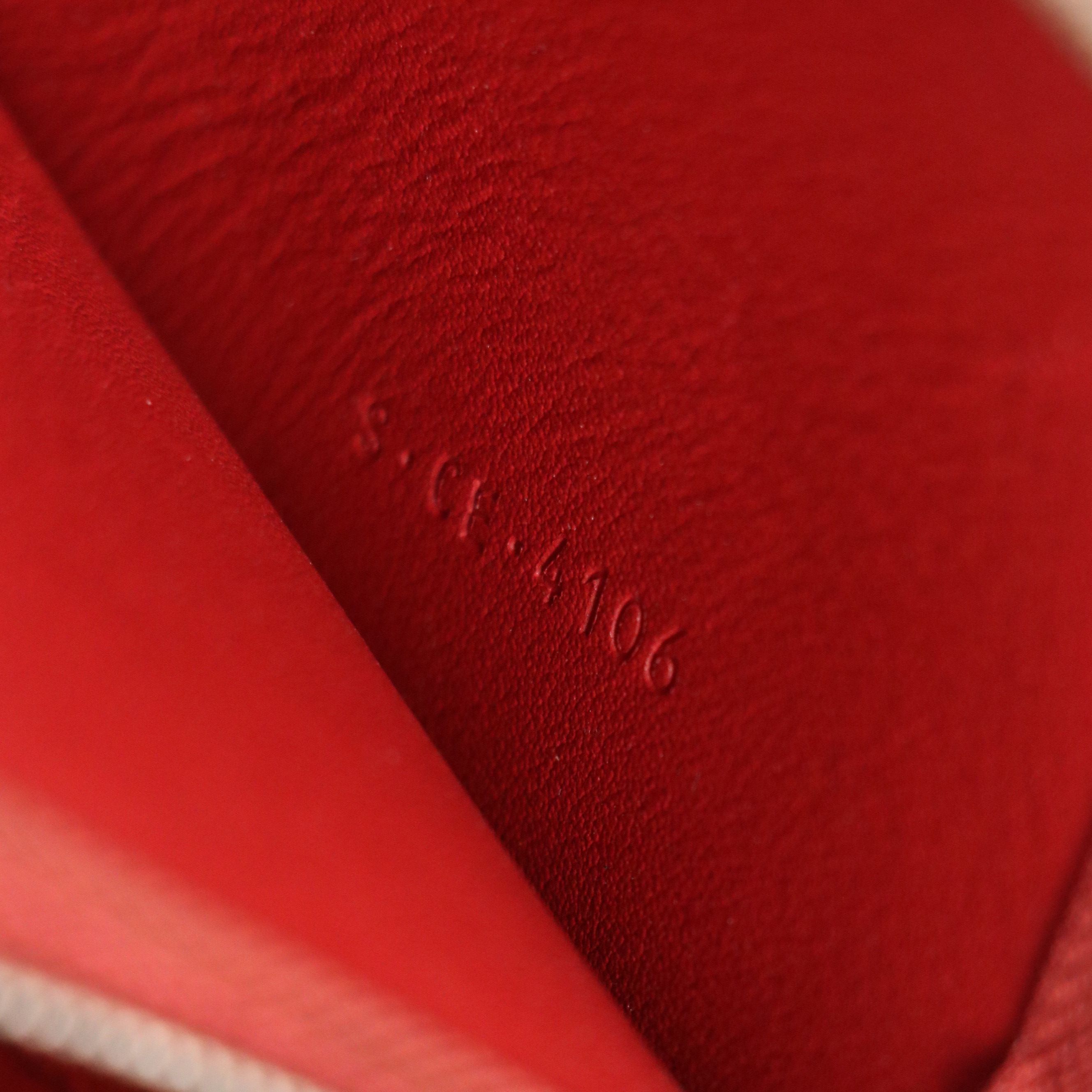 Celine Medium Frame Bag in Navy/Red Leather