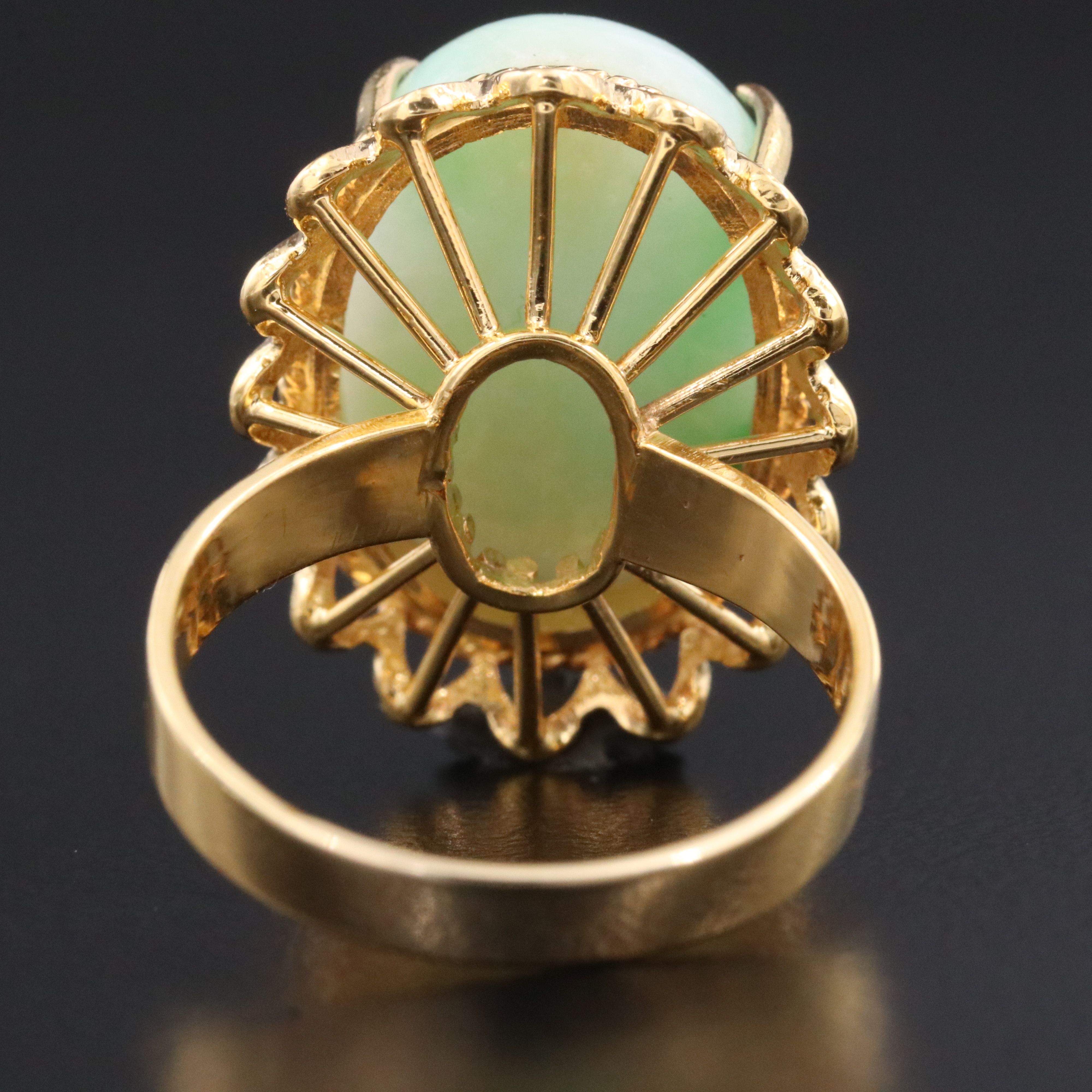 10K Jadeite Ring