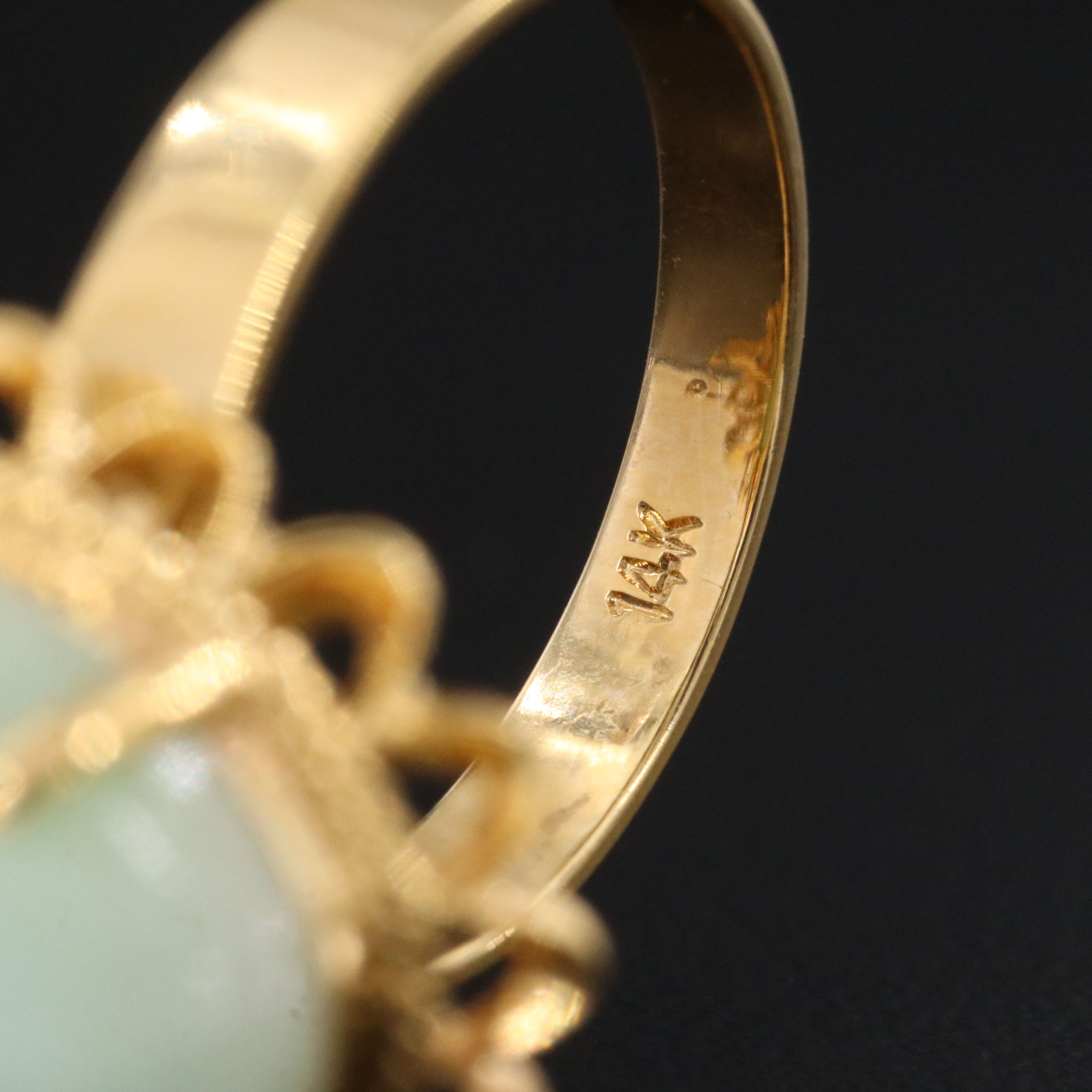 10K Jadeite Ring