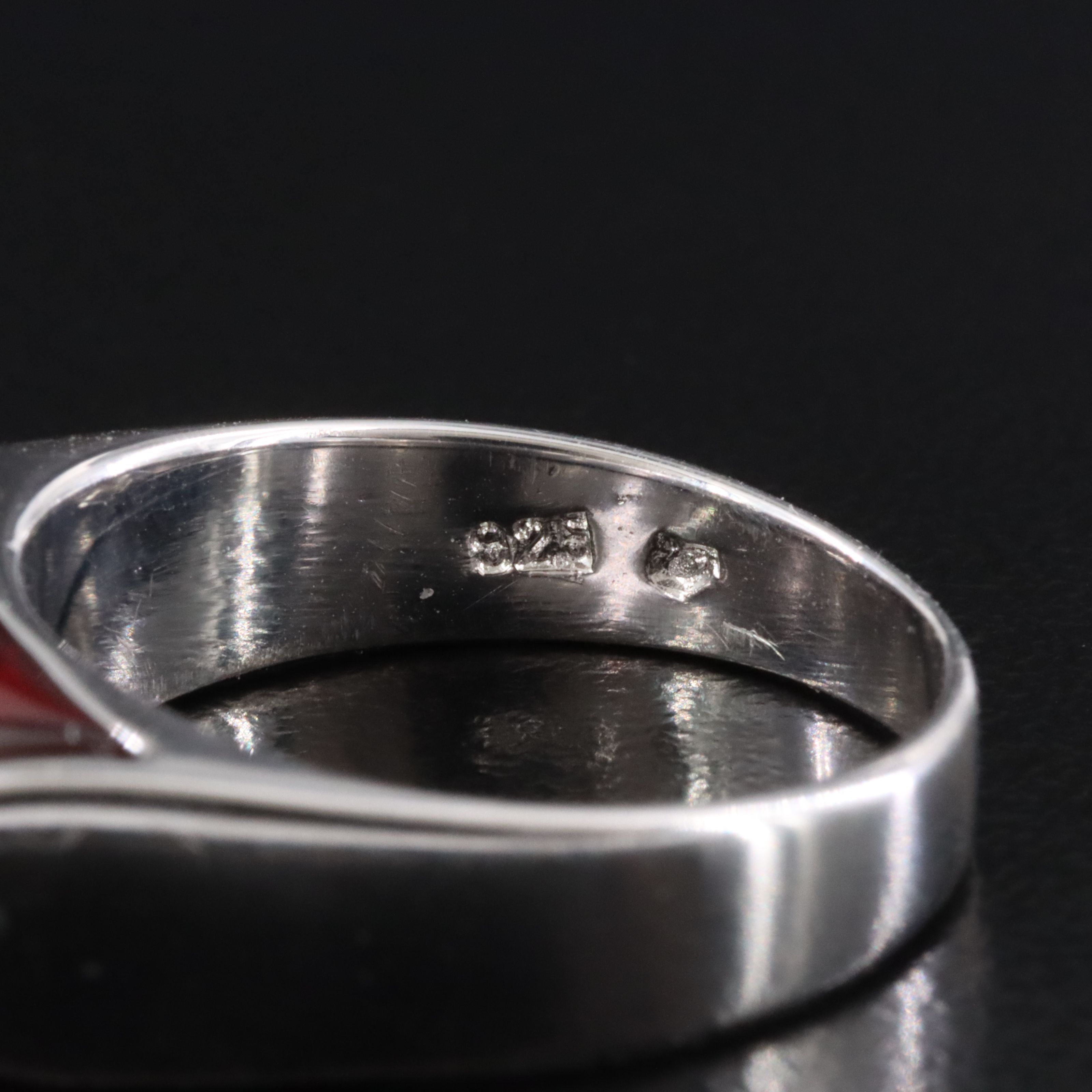 Sterling Garnet Ring