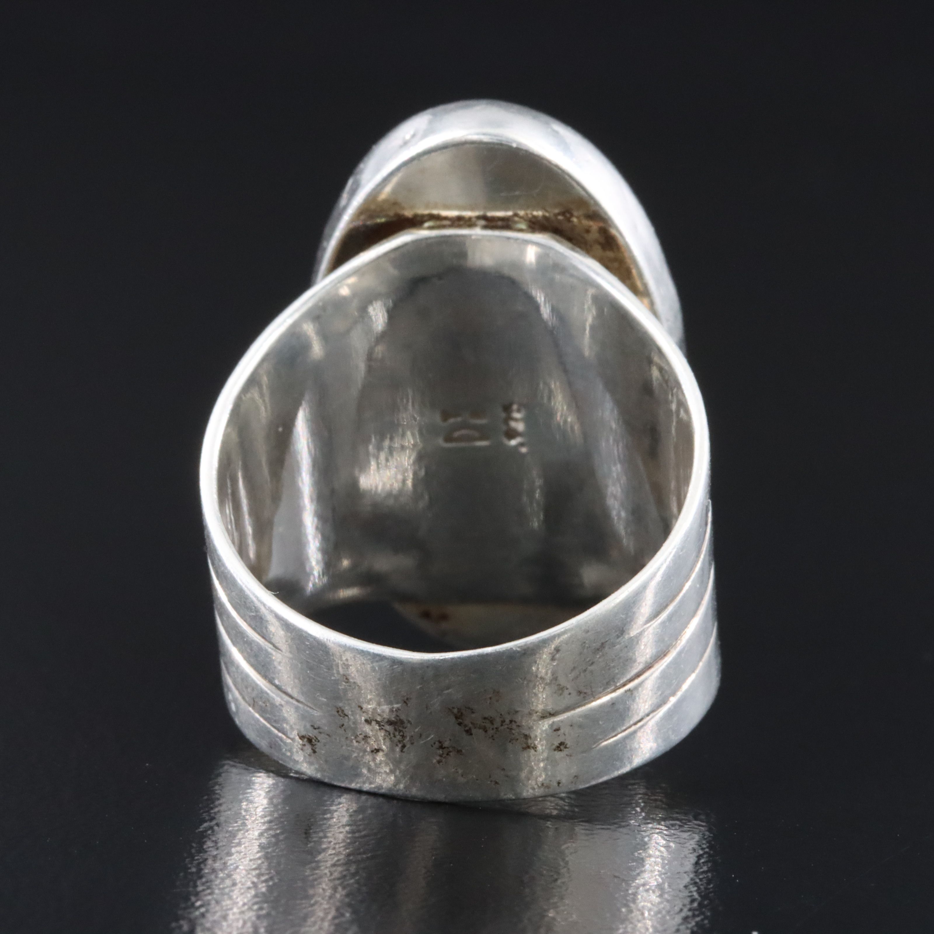 Desert Rose Trading Sterling Tiger Iron Ring