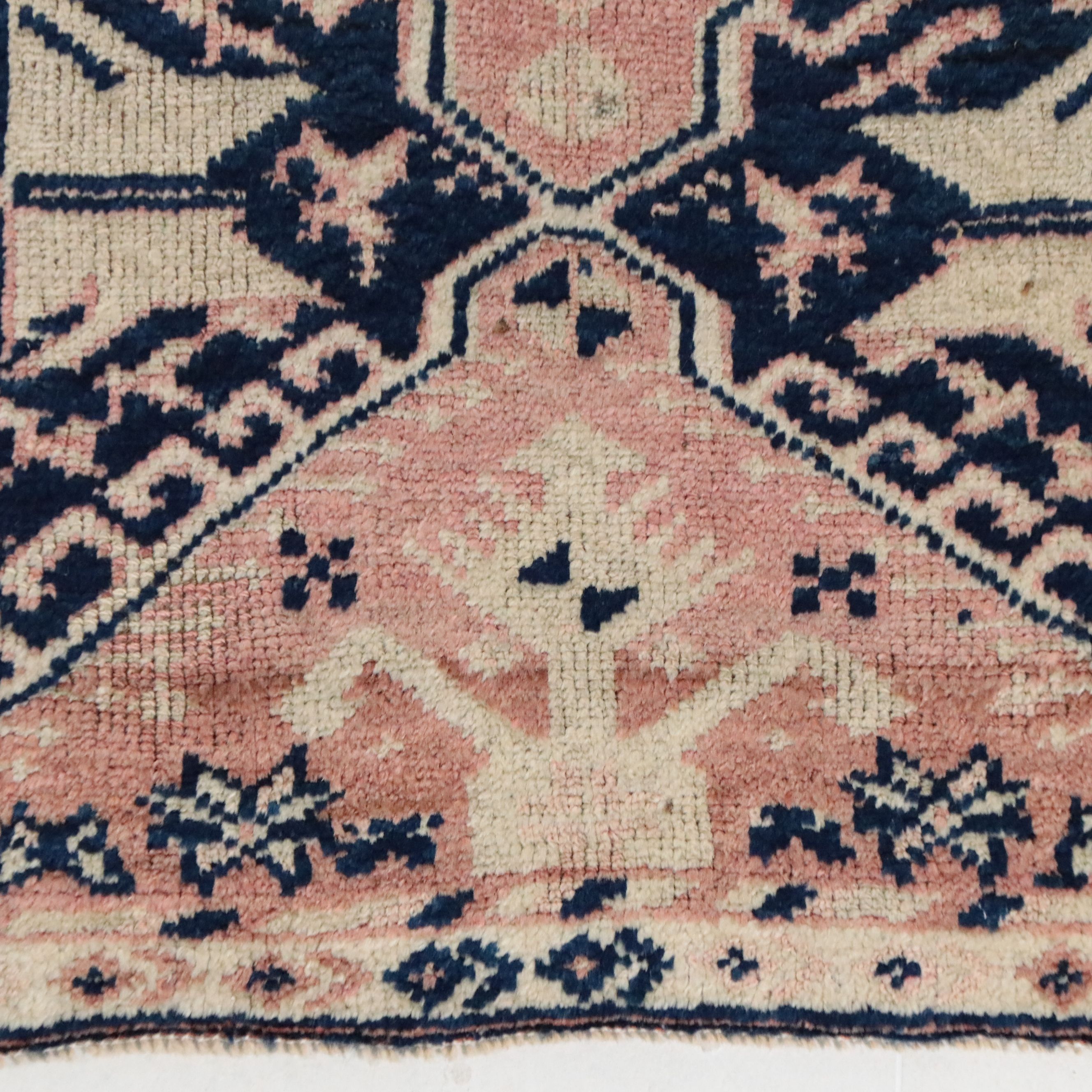 4'3 x 6'6 Hand-Knotted Turkish Bergama Area Rug