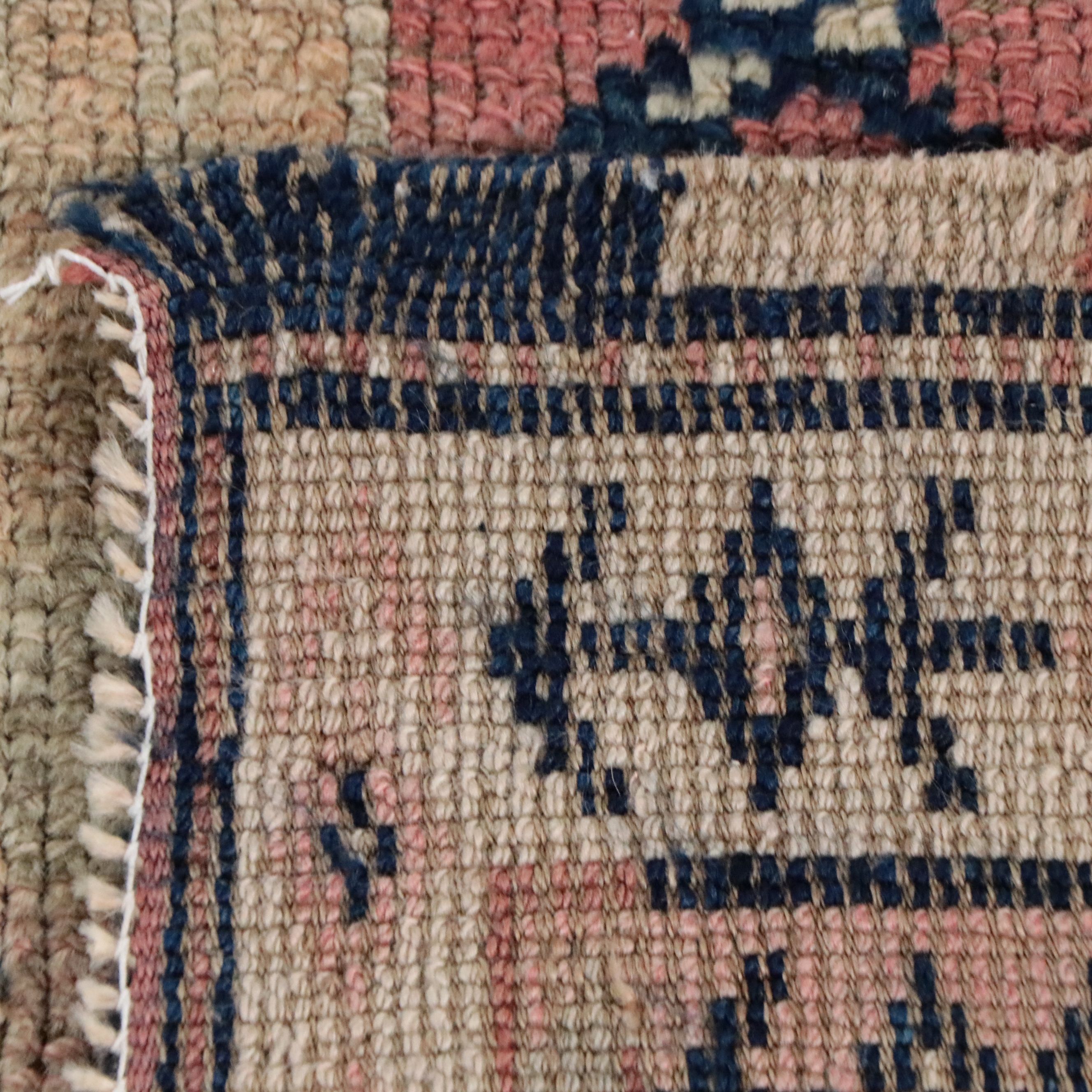 4'3 x 6'6 Hand-Knotted Turkish Bergama Area Rug