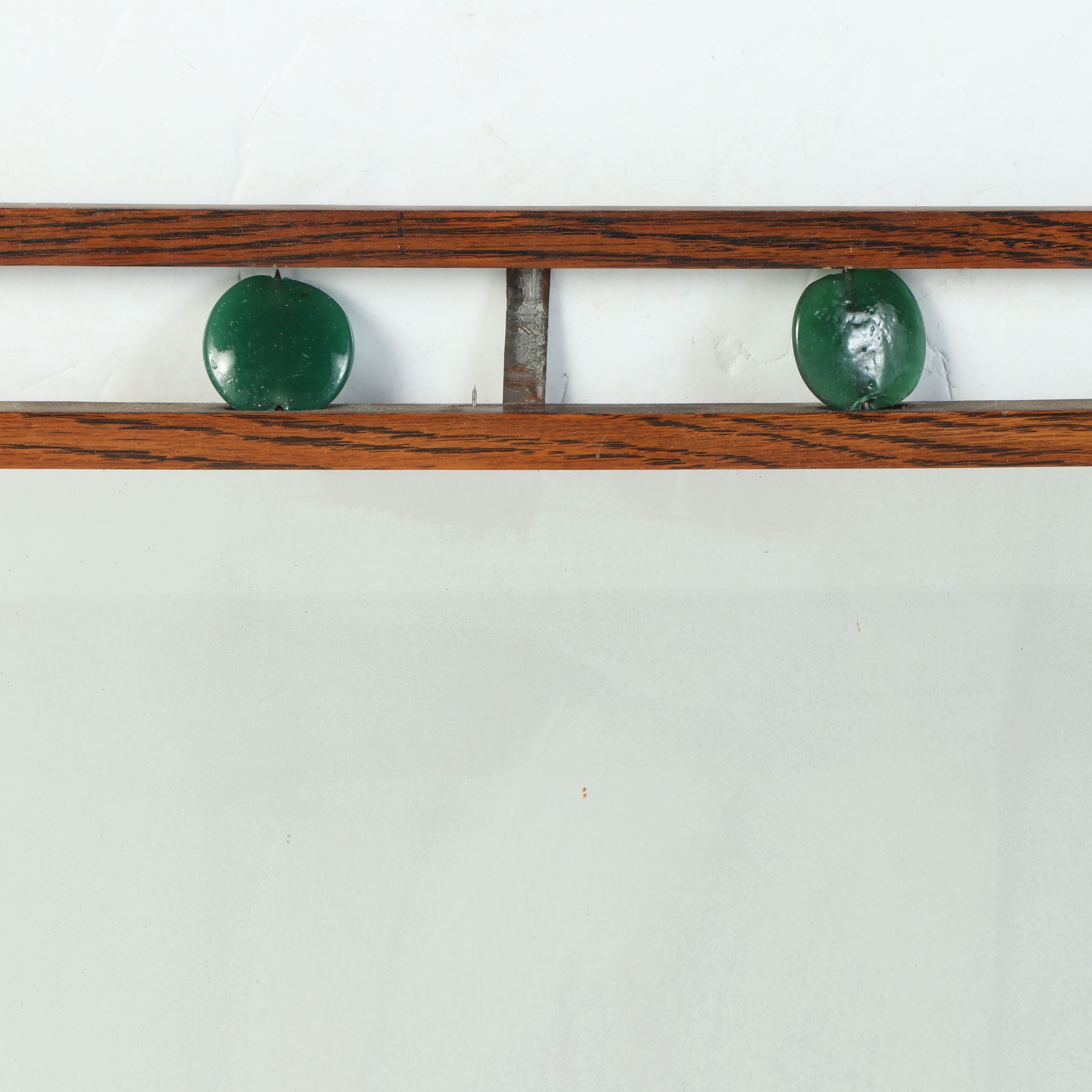 Arts and Crafts Style Double Wood Frame Wall Mirror