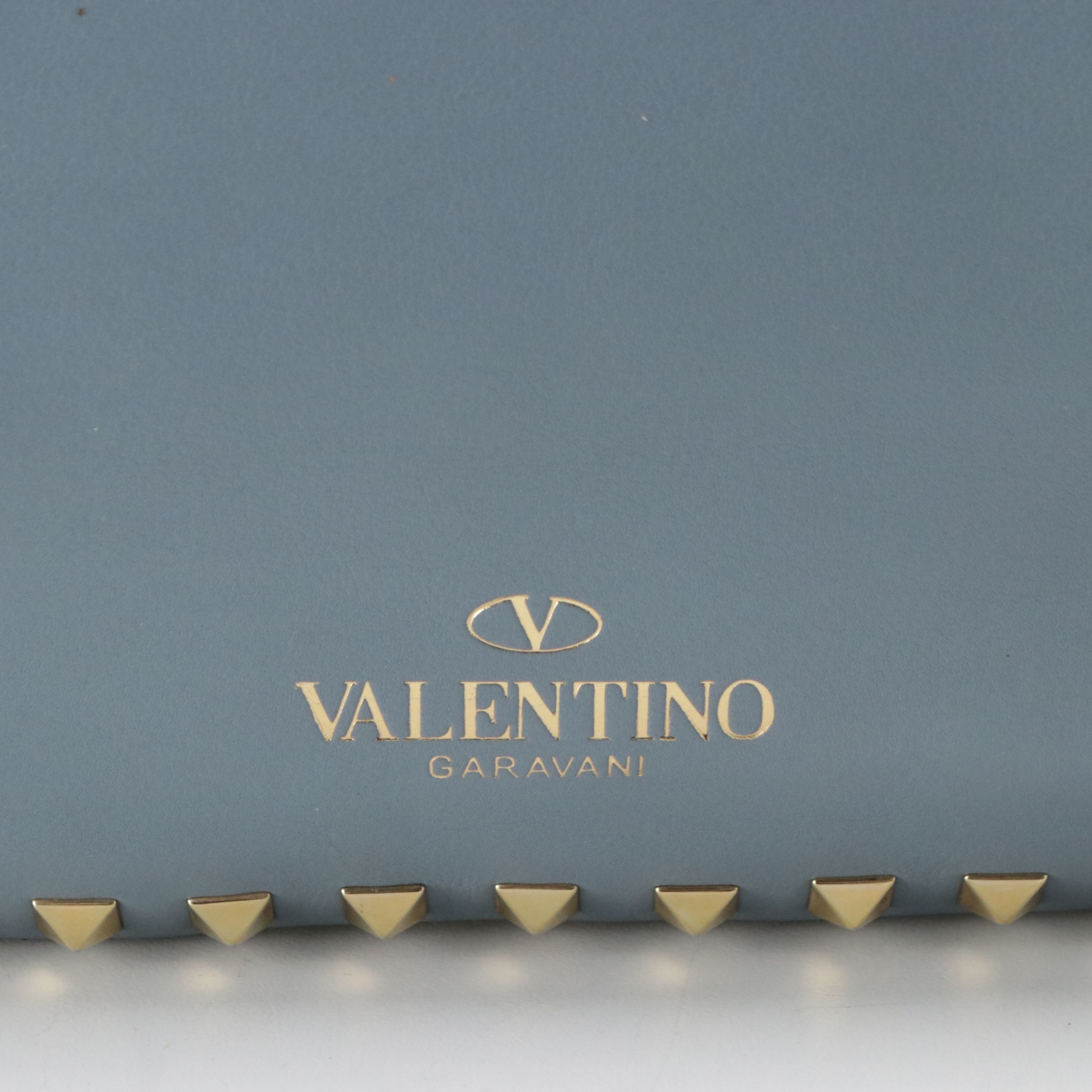 Valentino Garavani Medium Rockstud Trapeze Two-Way Tote in Colorblock Leather